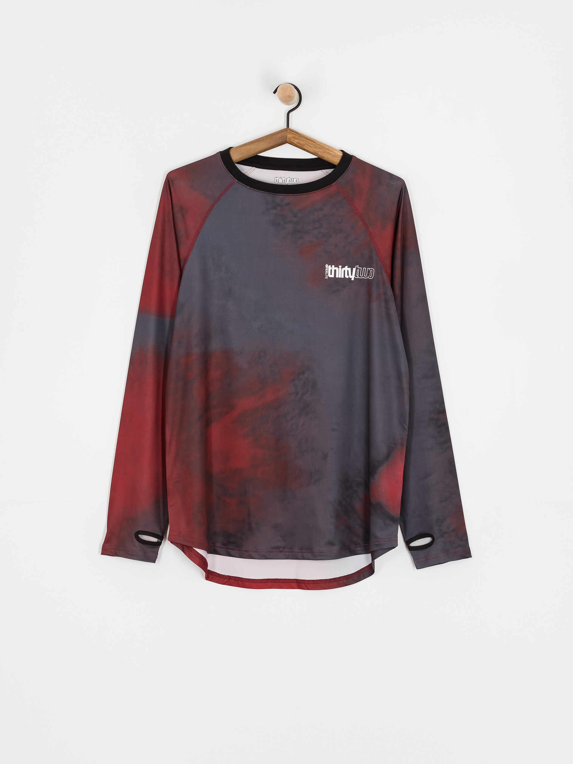 ThirtyTwo Ridelite Ls Shirt Alsónemű (black/red)