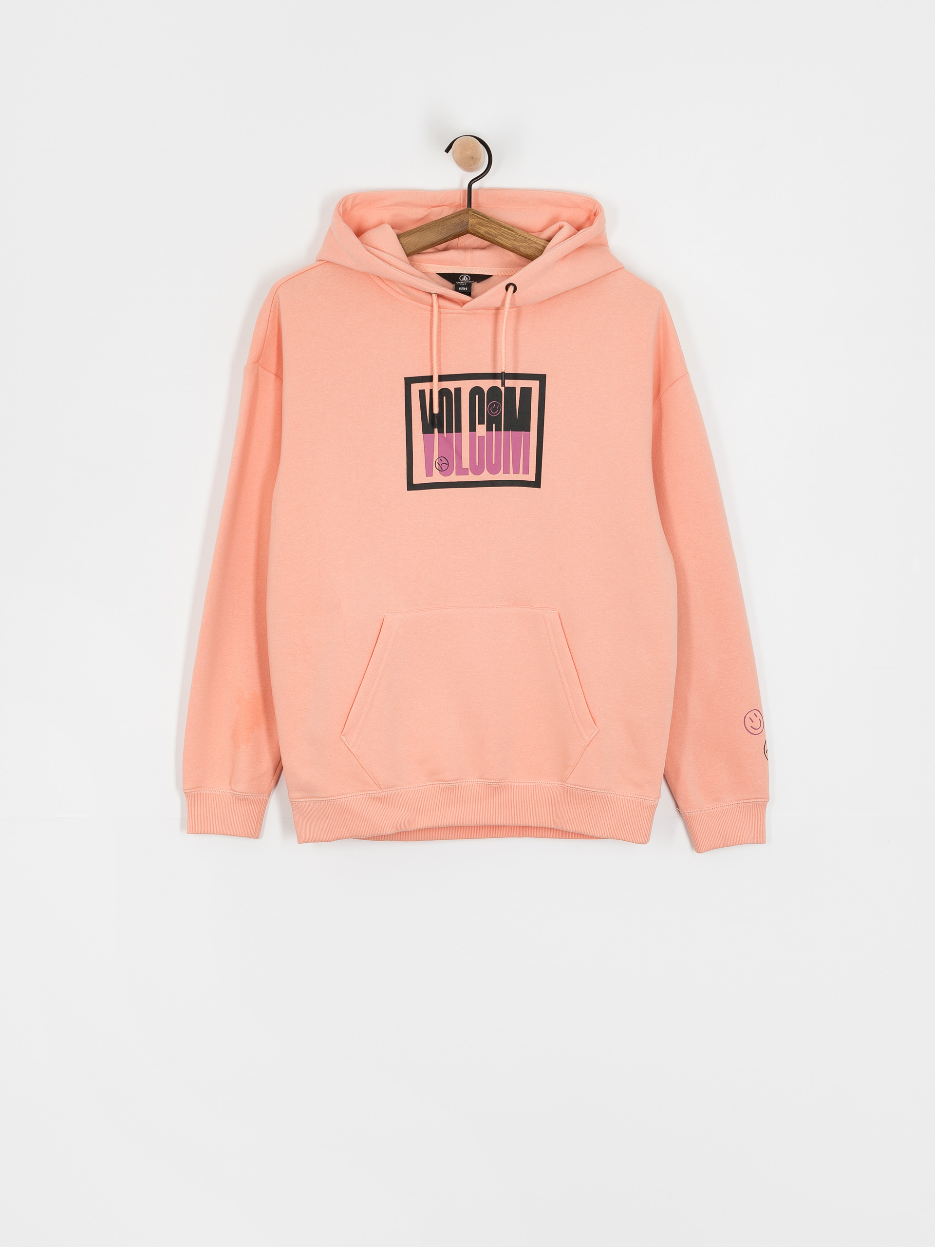 Thermo pulóver Volcom Essential HD Wmn (coral haze)