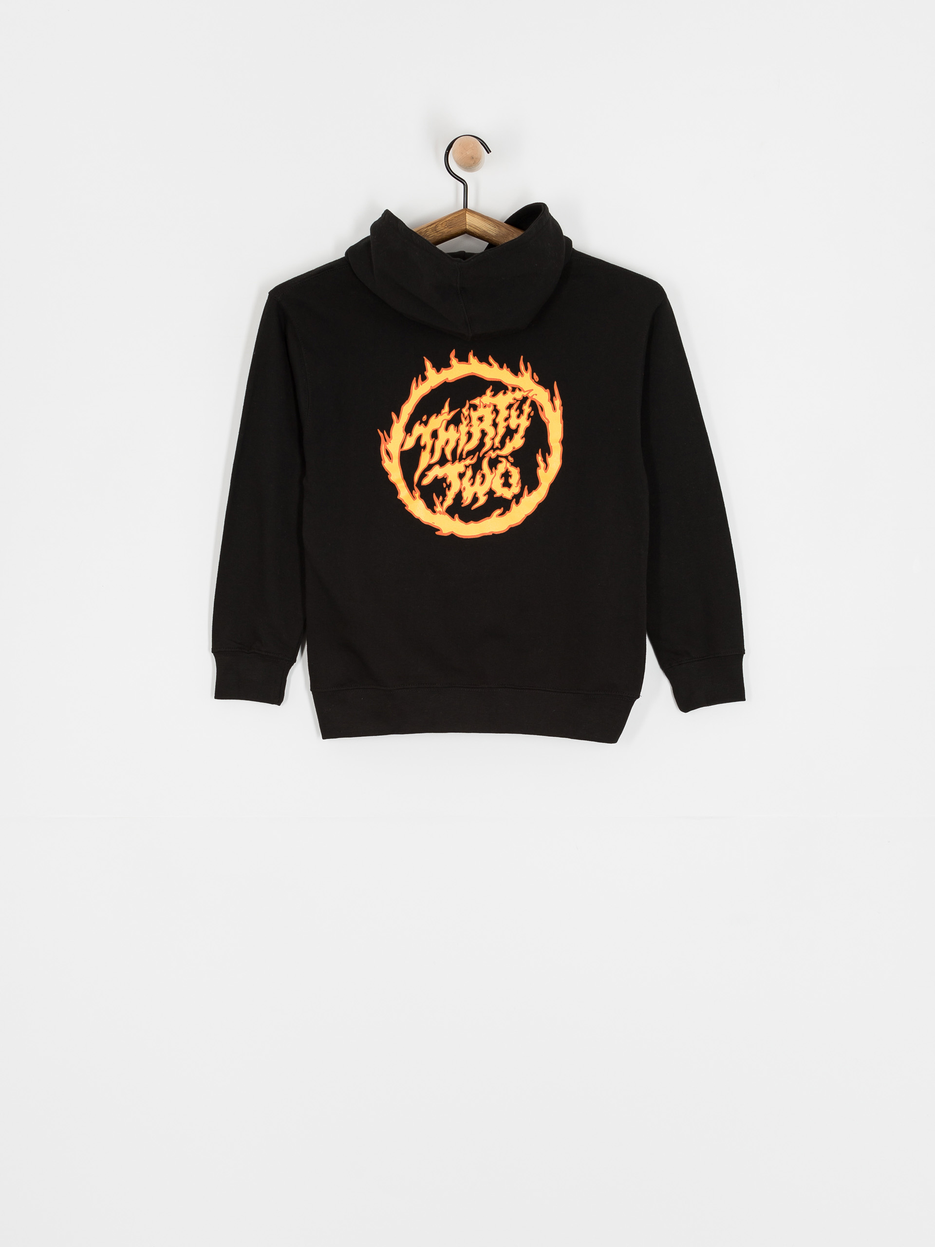 ThirtyTwo Youth Flame HD JR Kapucnis pulóver (black)
