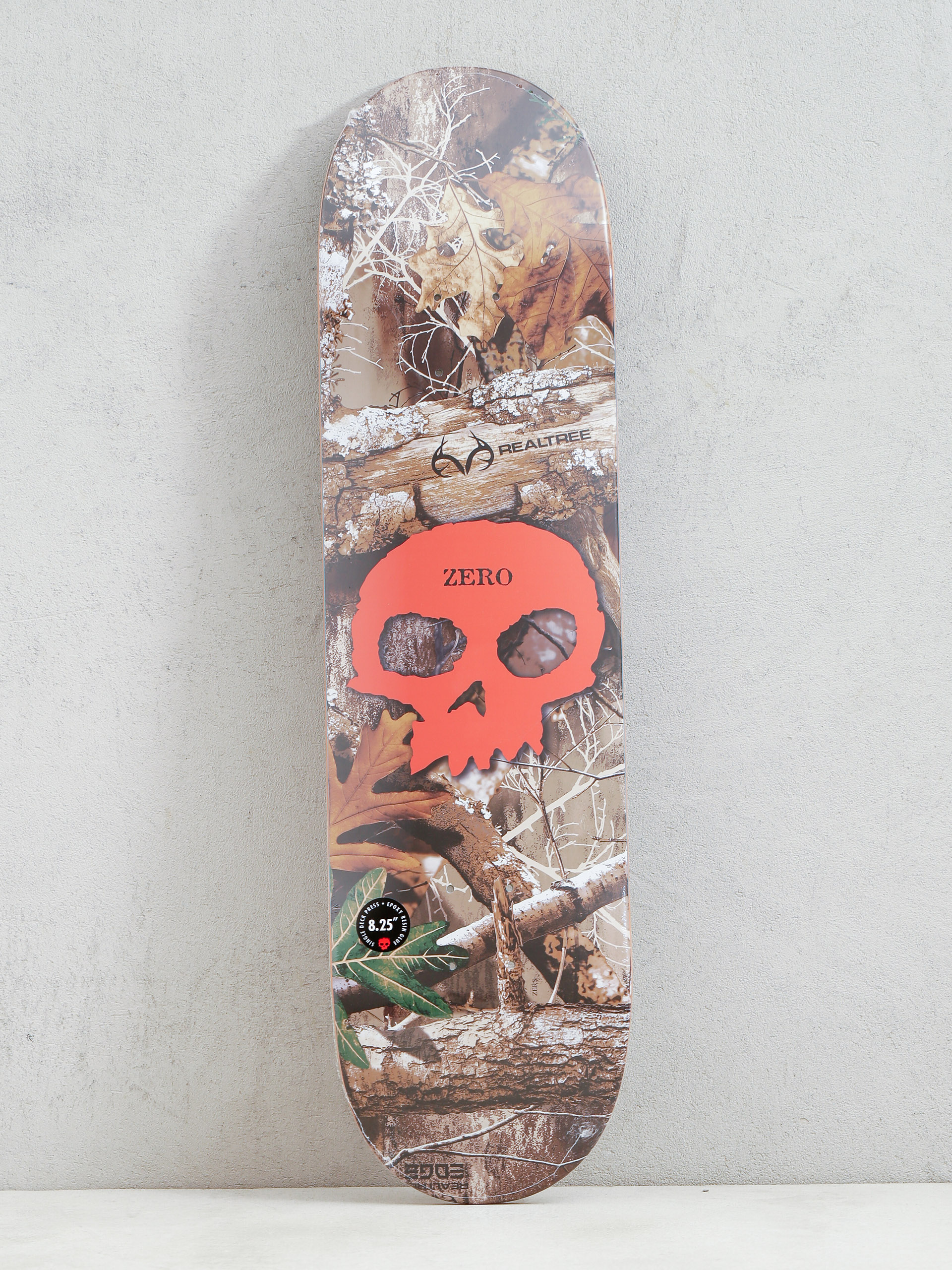 Zero Single Skull Realtree Gördeszka lap (orange)