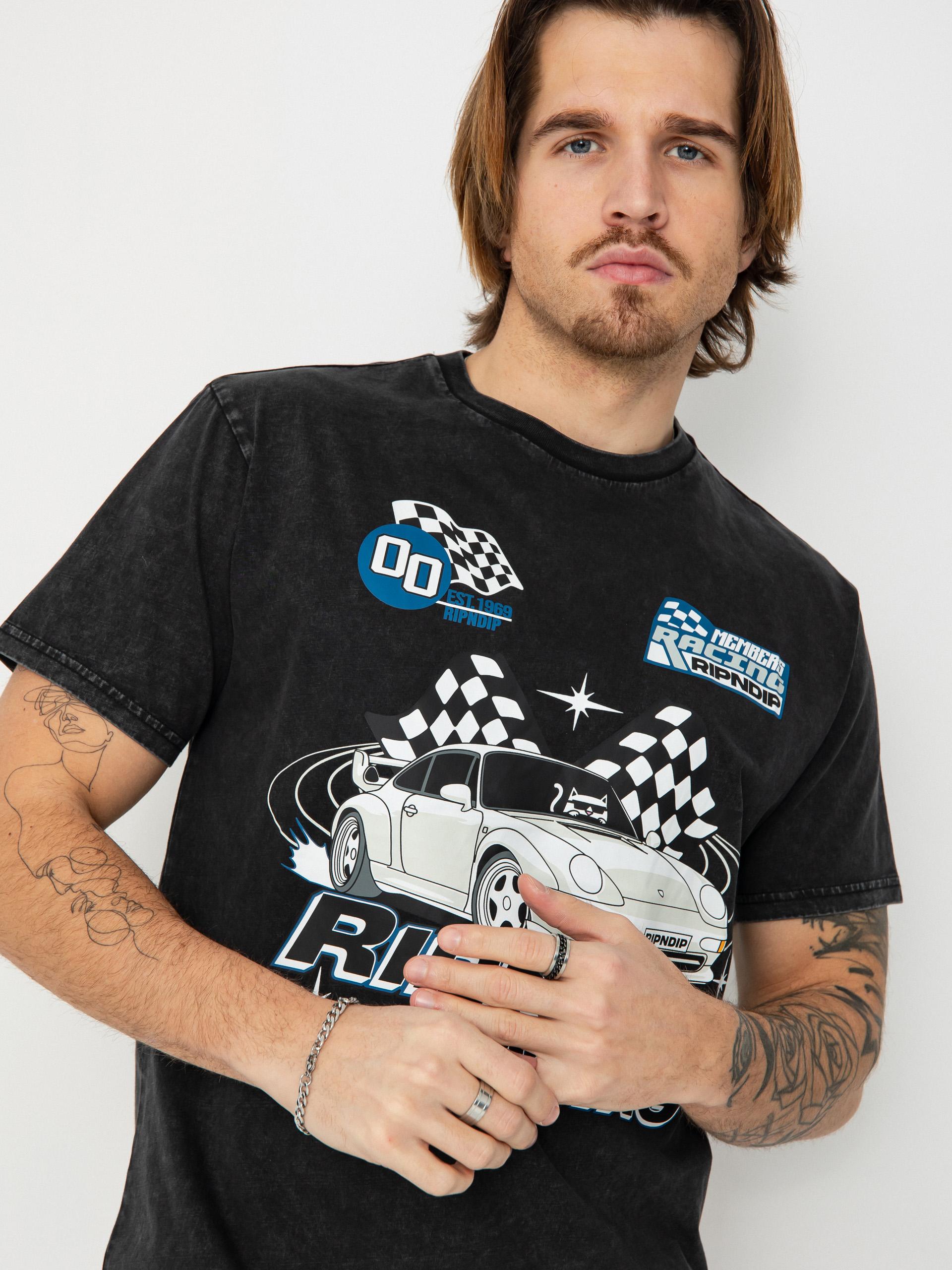 Póló RipNDip Ripnrace (black wash)