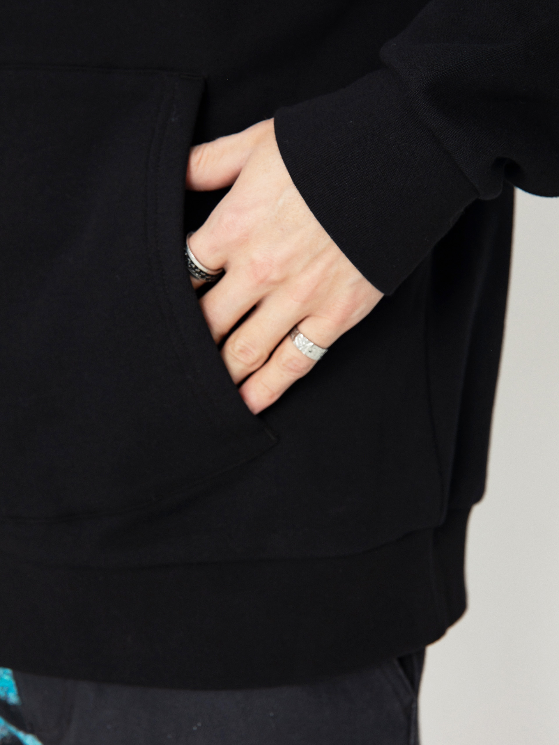 Kapucnis pulóver RipNDip Burn In Heck HD (black)