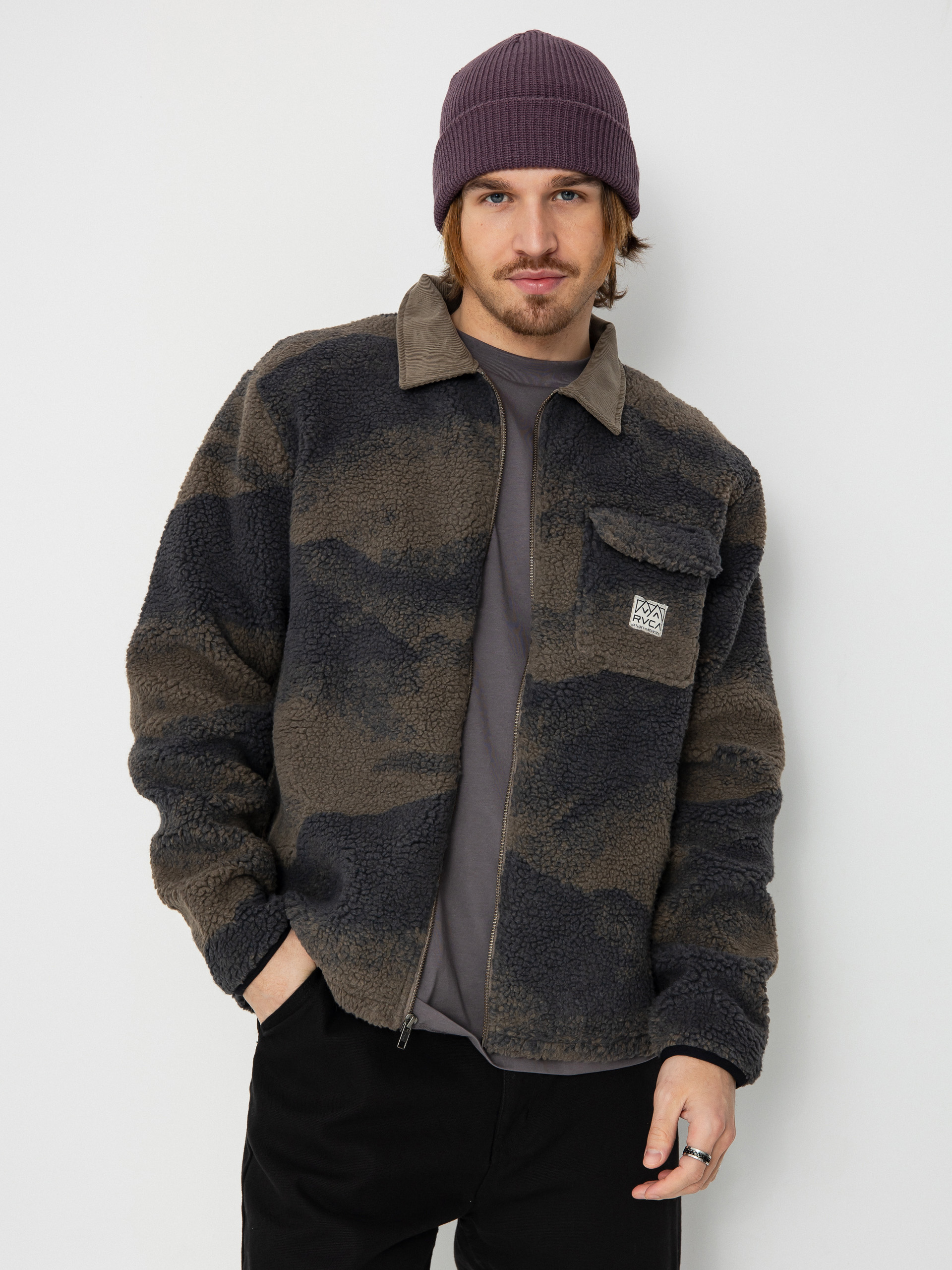 RVCA Walker Sherpa Dzseki (blue haze)