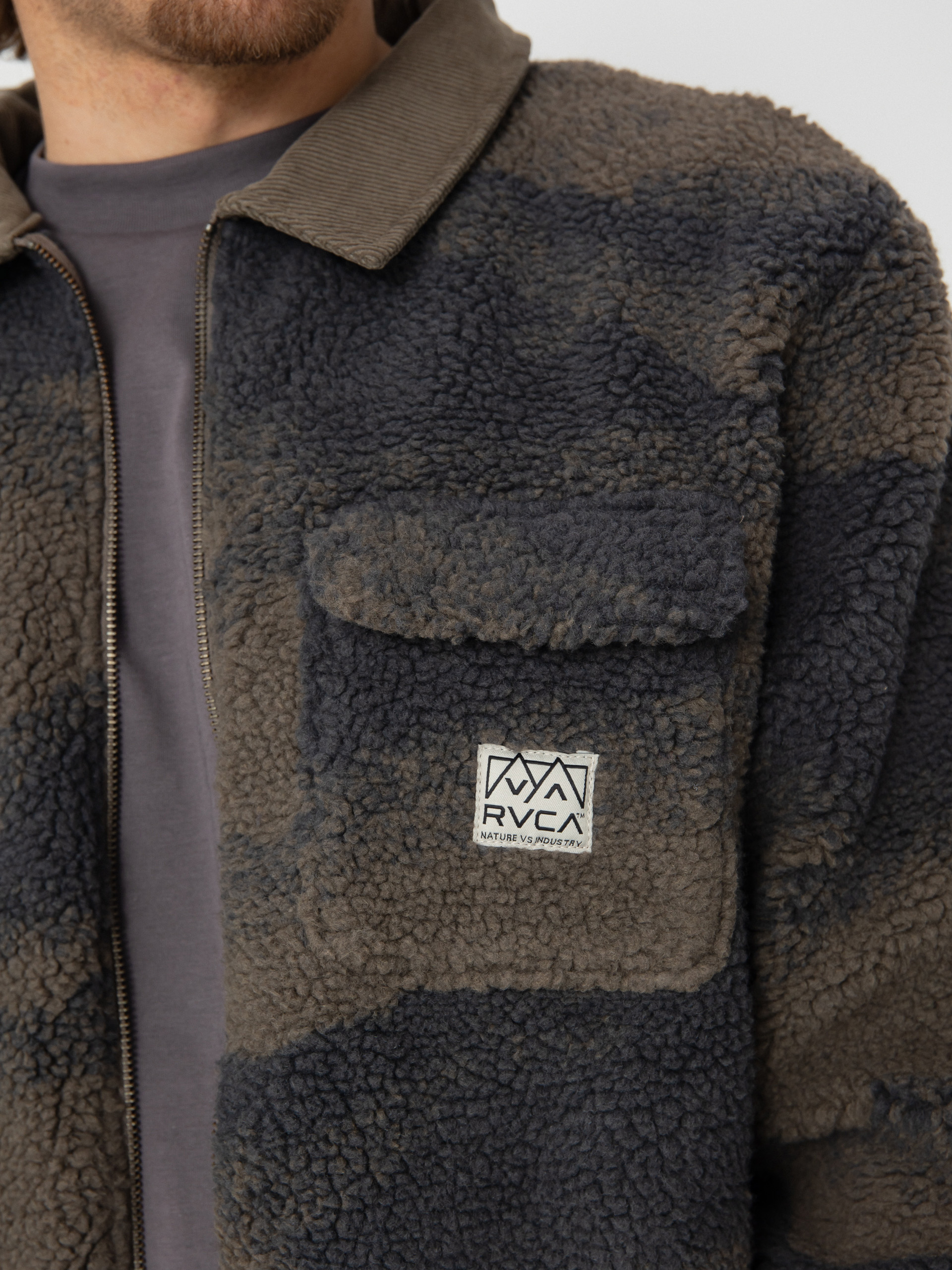 RVCA Walker Sherpa Dzseki (blue haze)