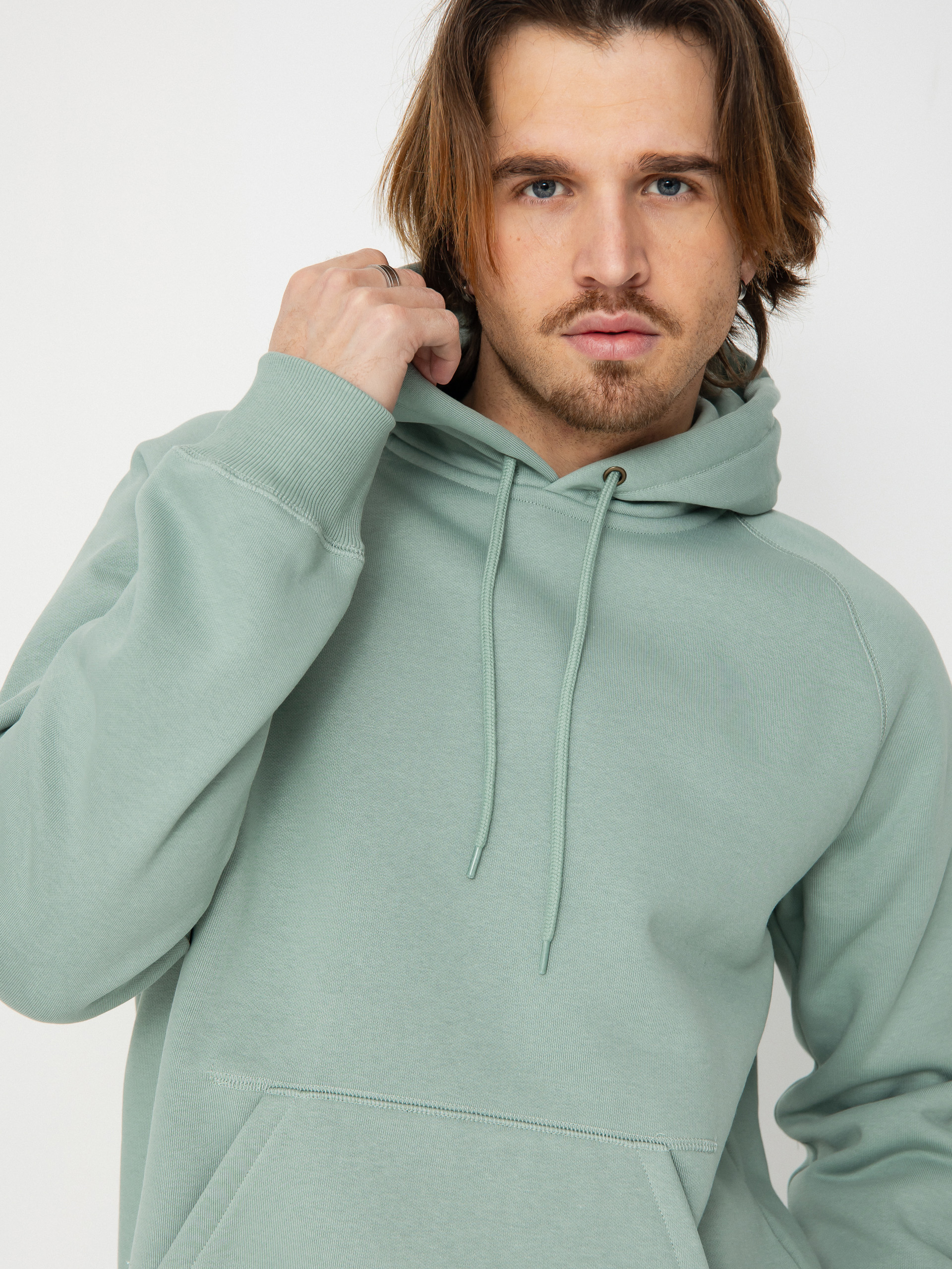 Carhartt WIP Chase HD Kapucnis pulóver (frosted green/gold)