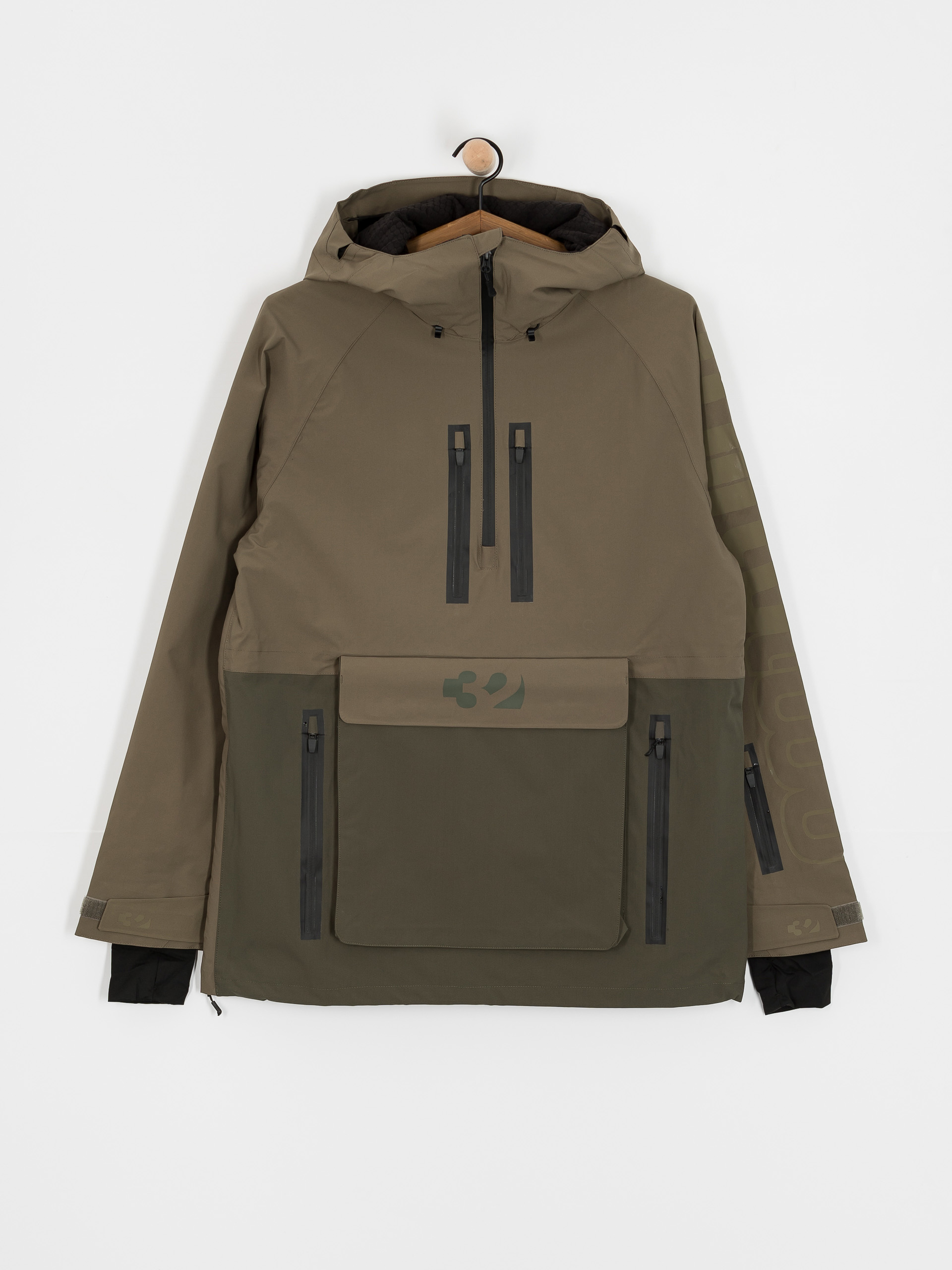 Férfi Snowboard dzseki ThirtyTwo Light Anorak (military)