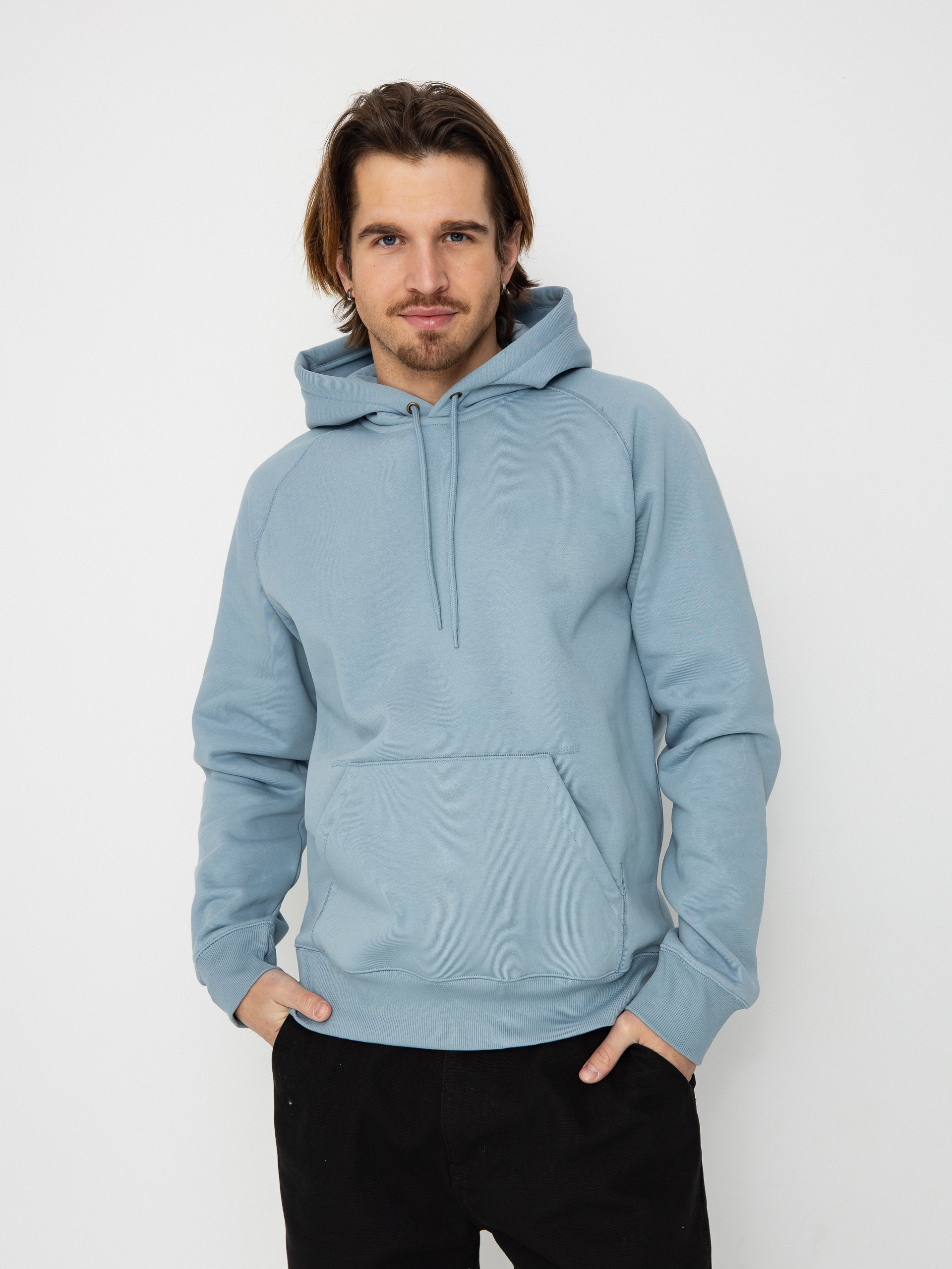 Carhartt WIP Chase HD Kapucnis pulóver (frosted blue/gold)