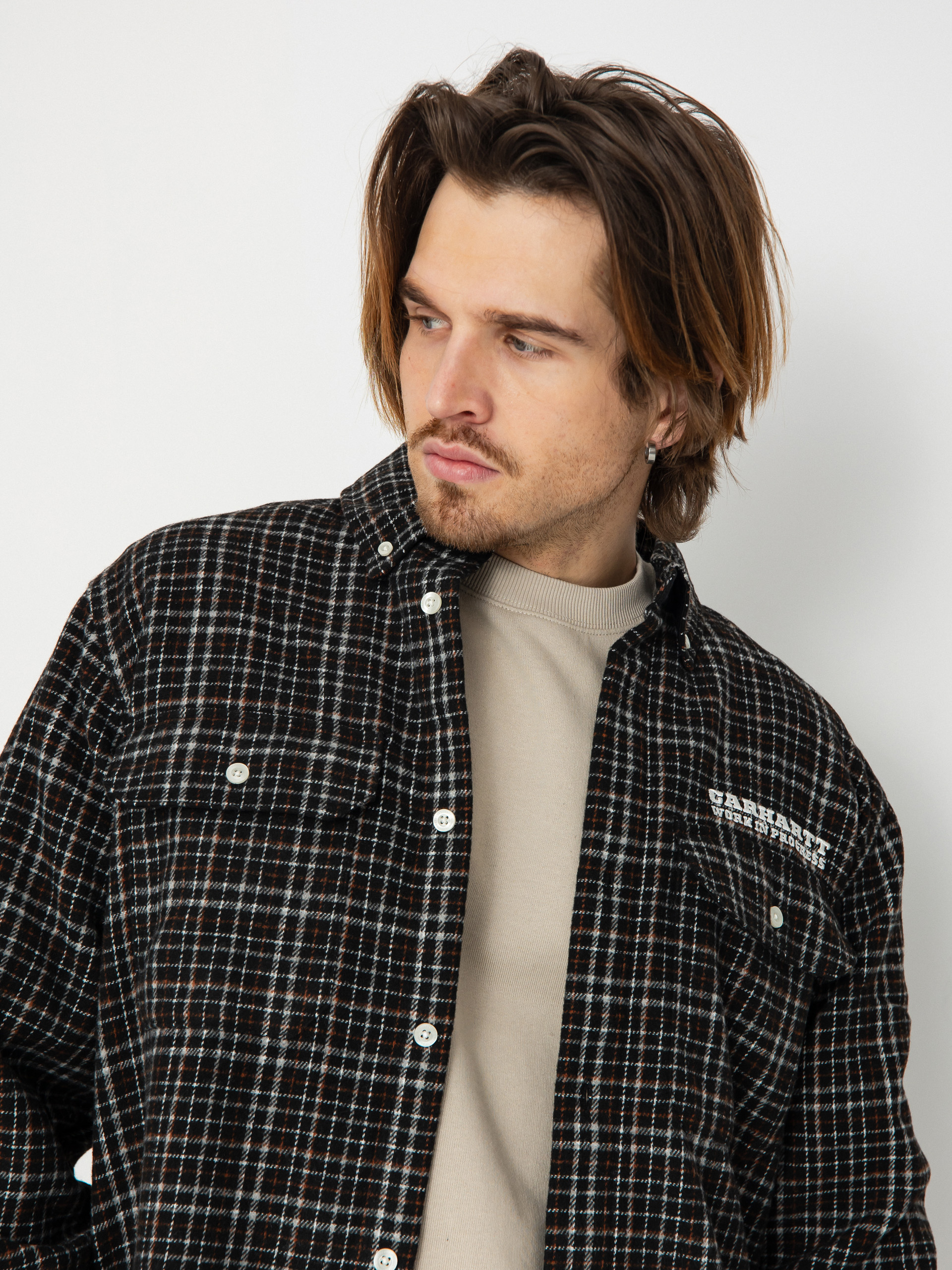 Carhartt WIP Runaway Millett Ing (millett check black/wax)