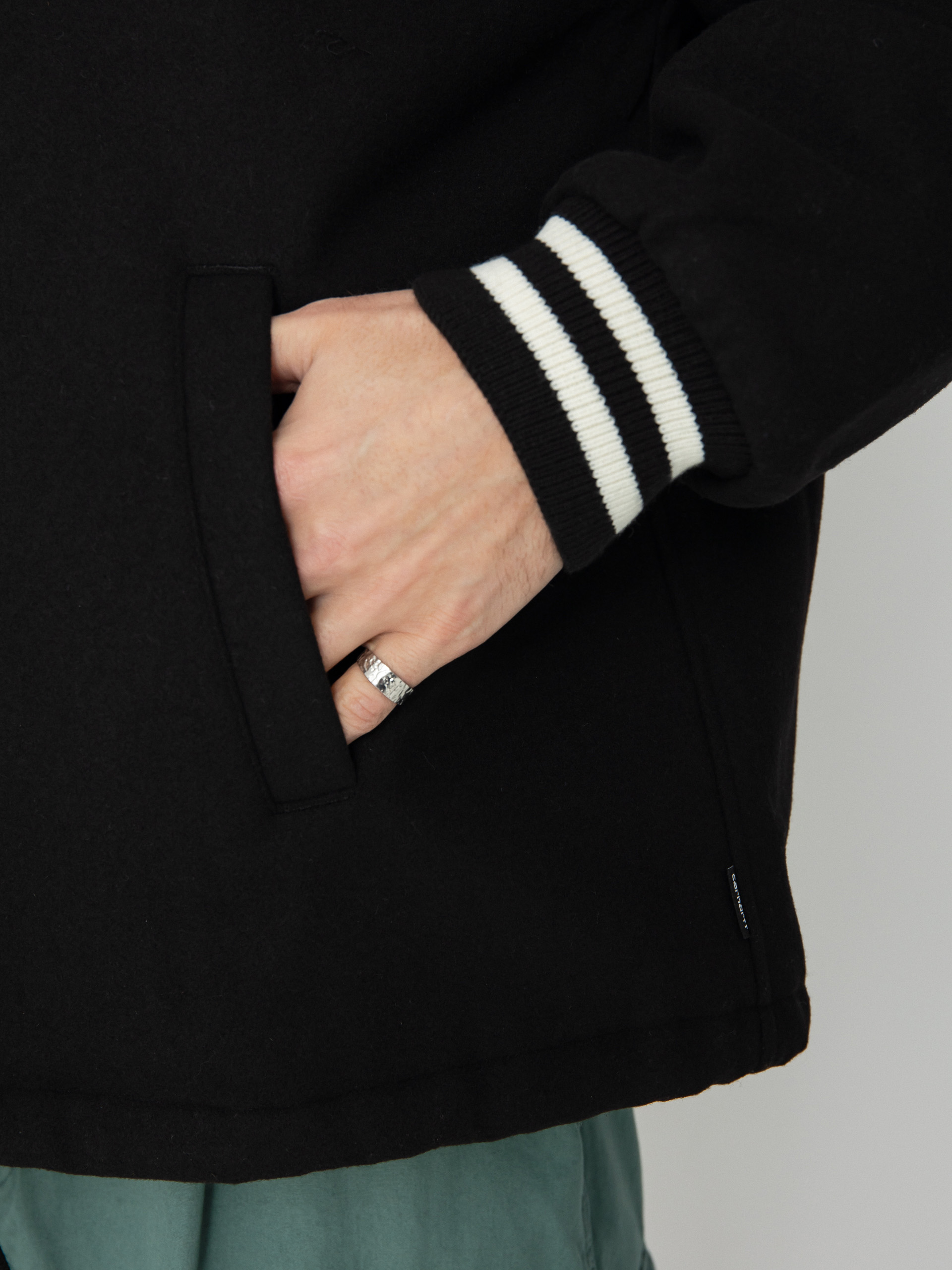 Carhartt WIP Wool Coach Dzseki (black/wax)