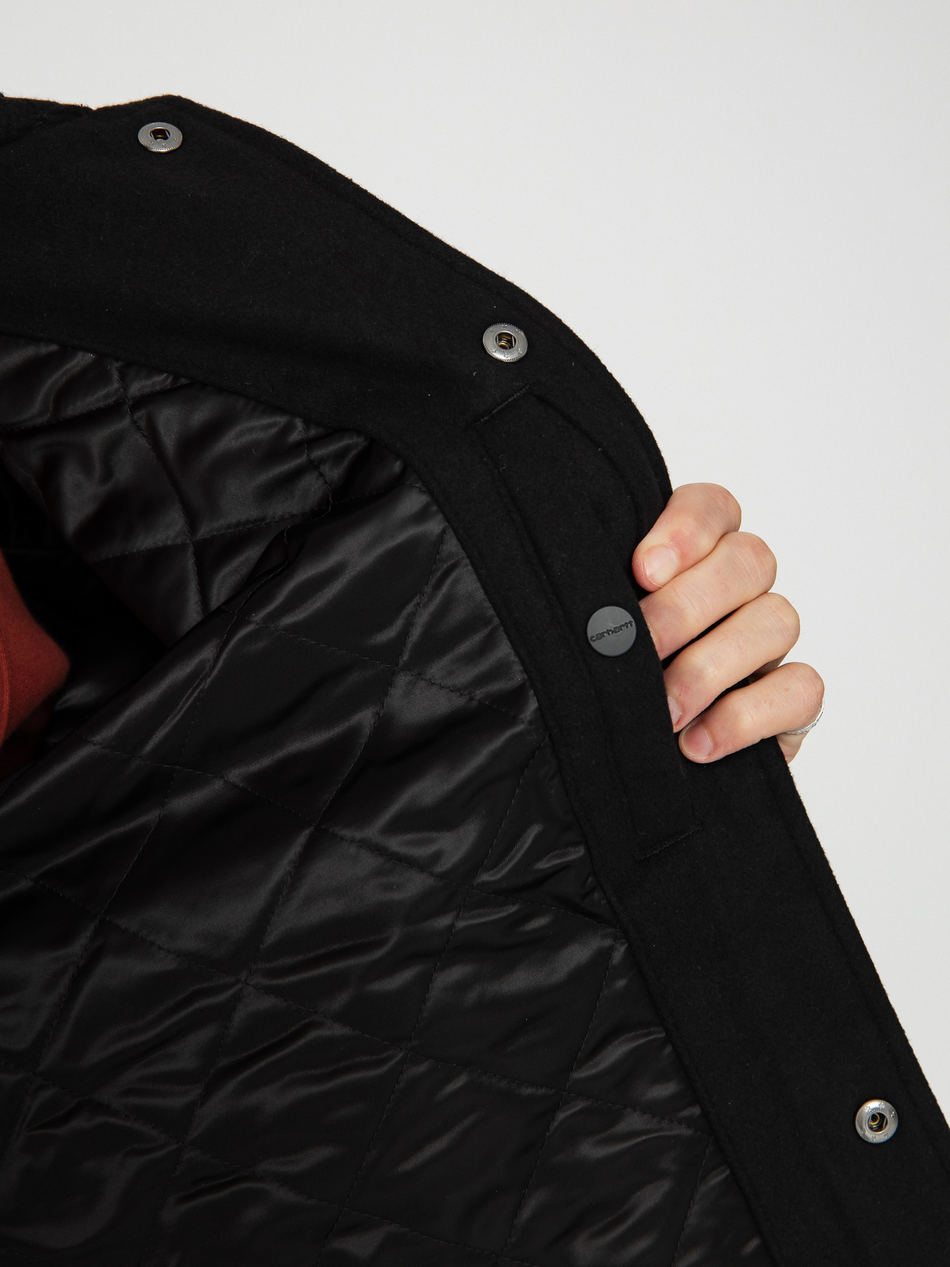 Carhartt WIP Wool Coach Dzseki (black/wax)