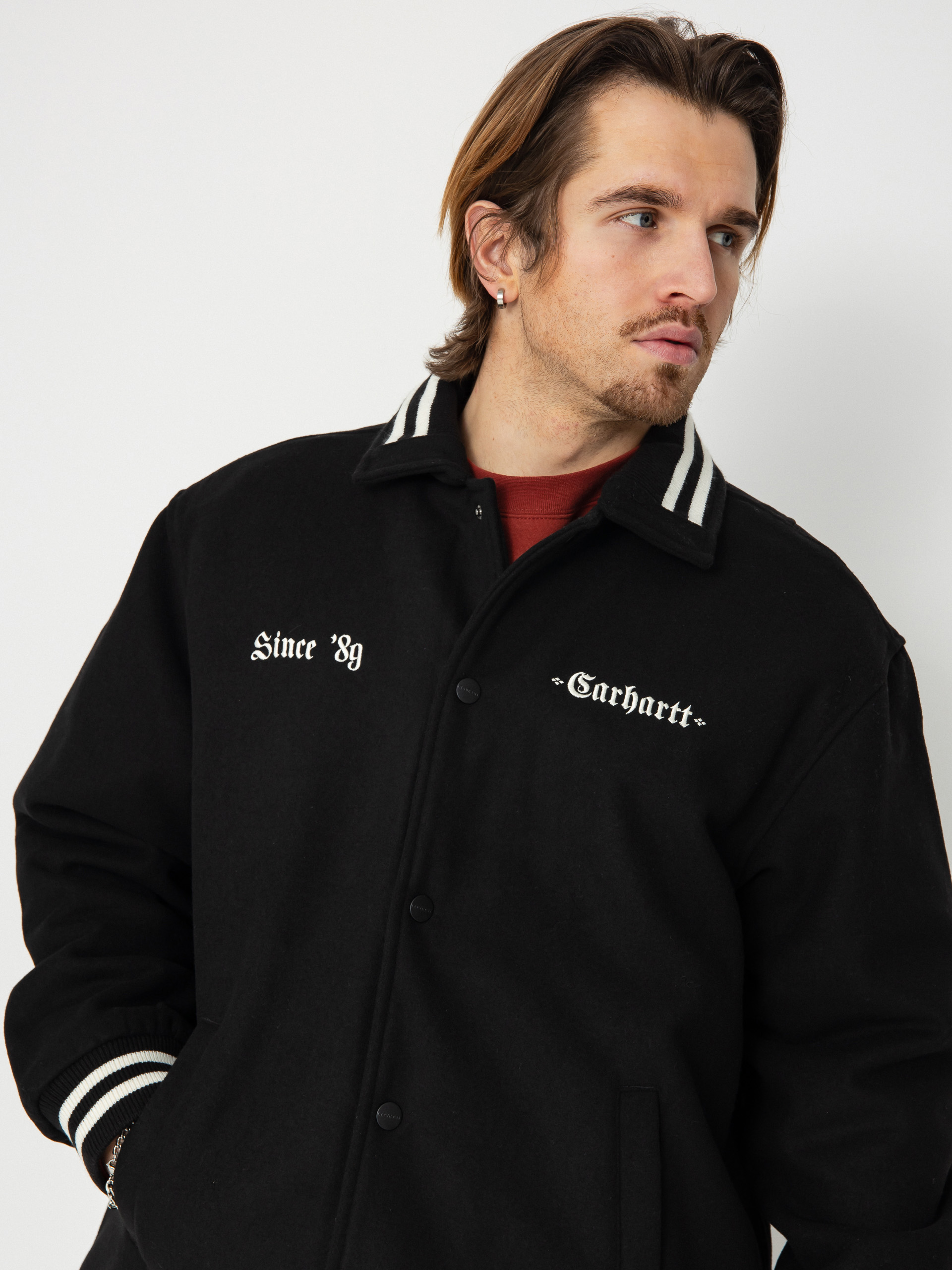 Carhartt WIP Wool Coach Dzseki (black/wax)