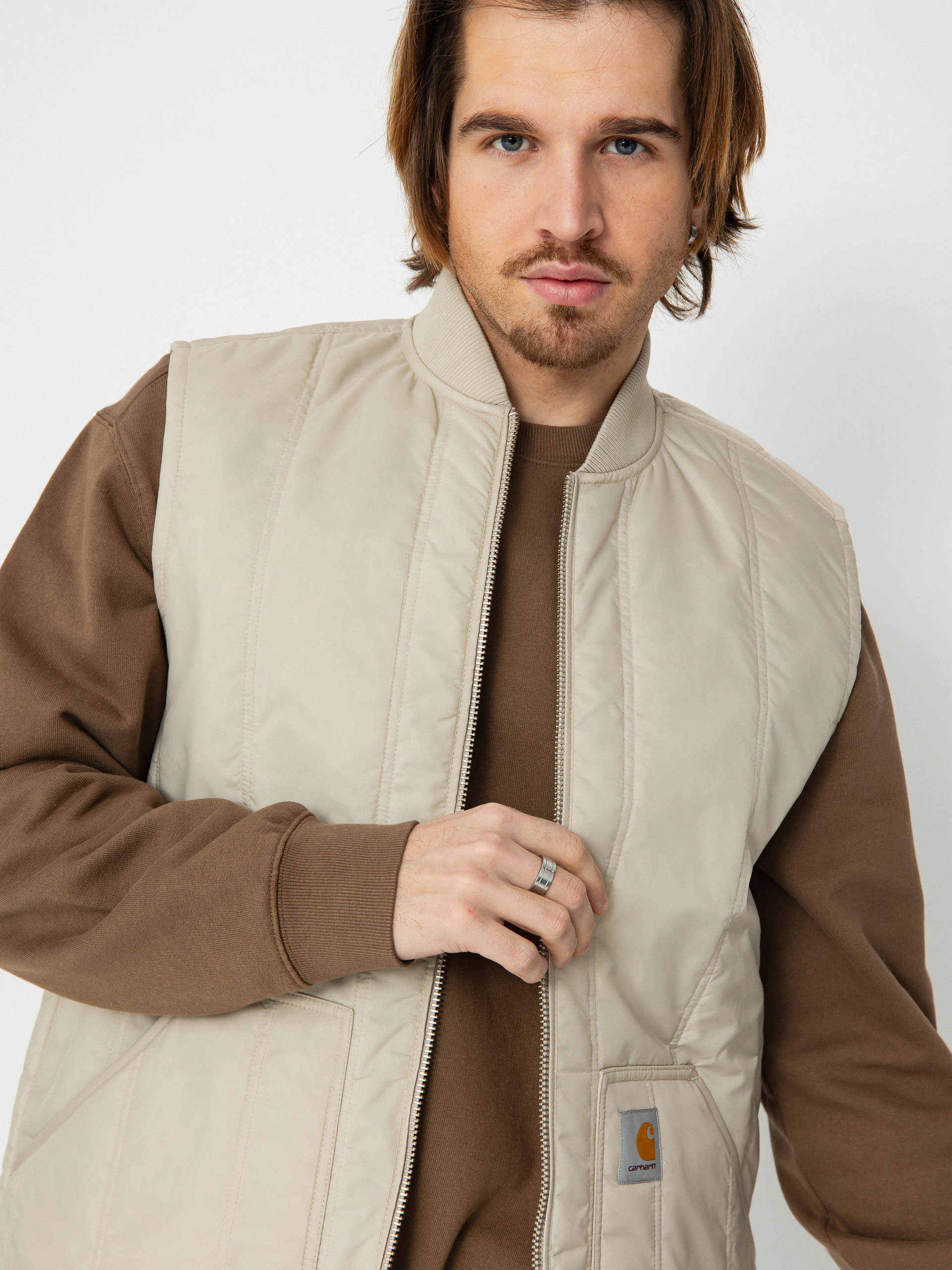 Carhartt WIP Lachlan Vest Mellény (fleur de sel)