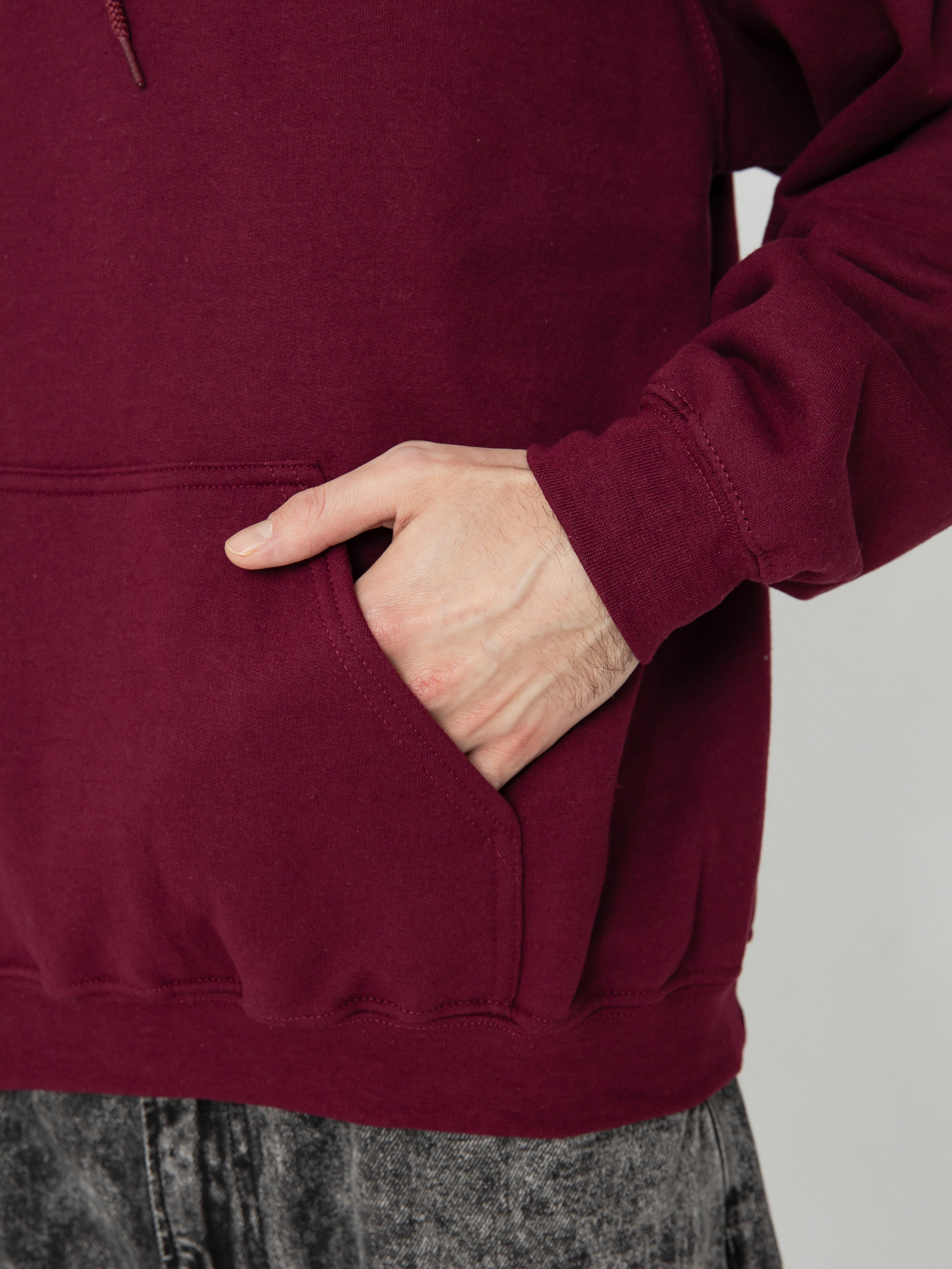 Thrasher X Toy Machine Vortex HD Kapucnis pulóver (maroon)