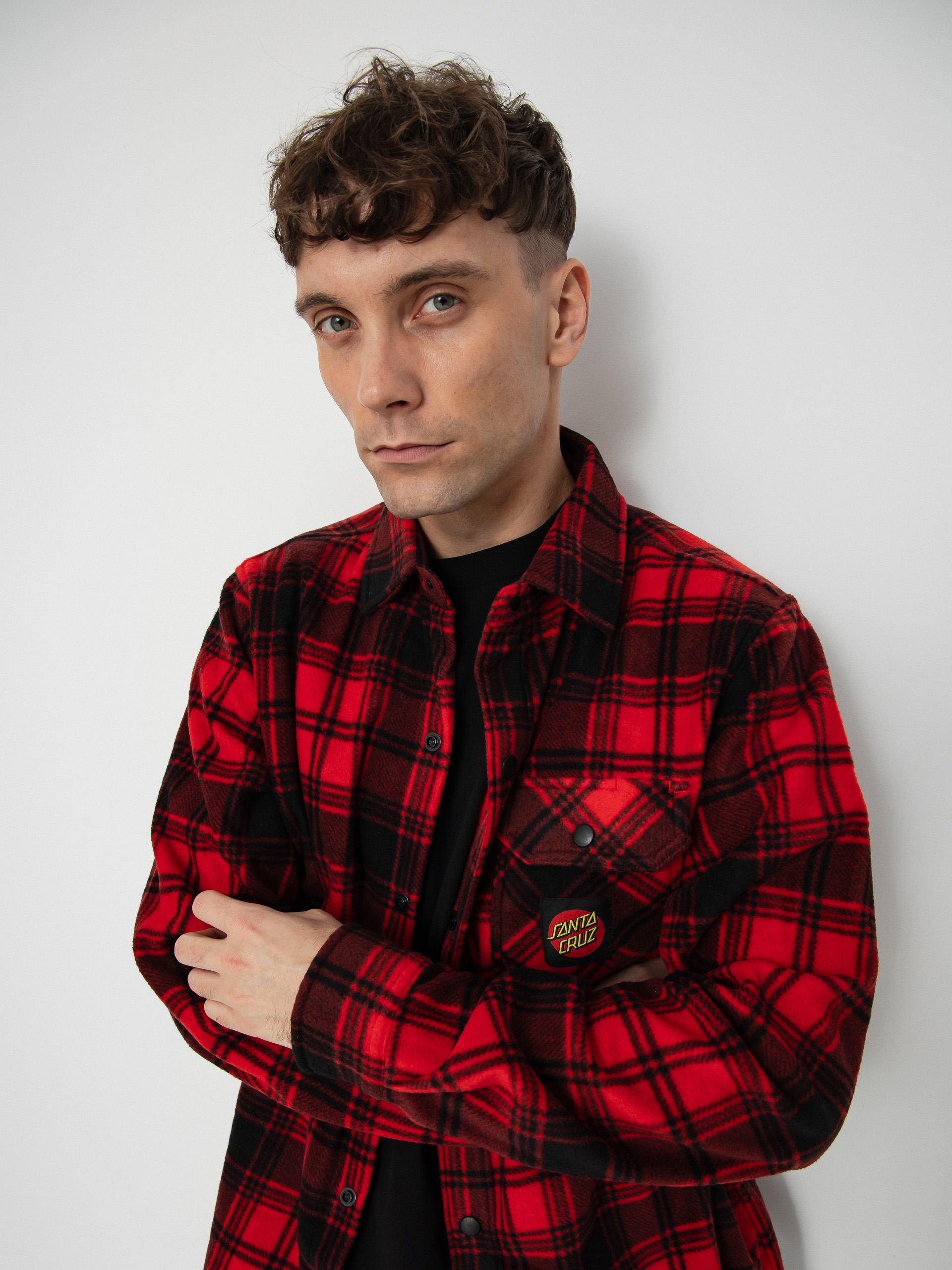 Férfi Etnies Sc Flame HD Thermo pulóver (red)