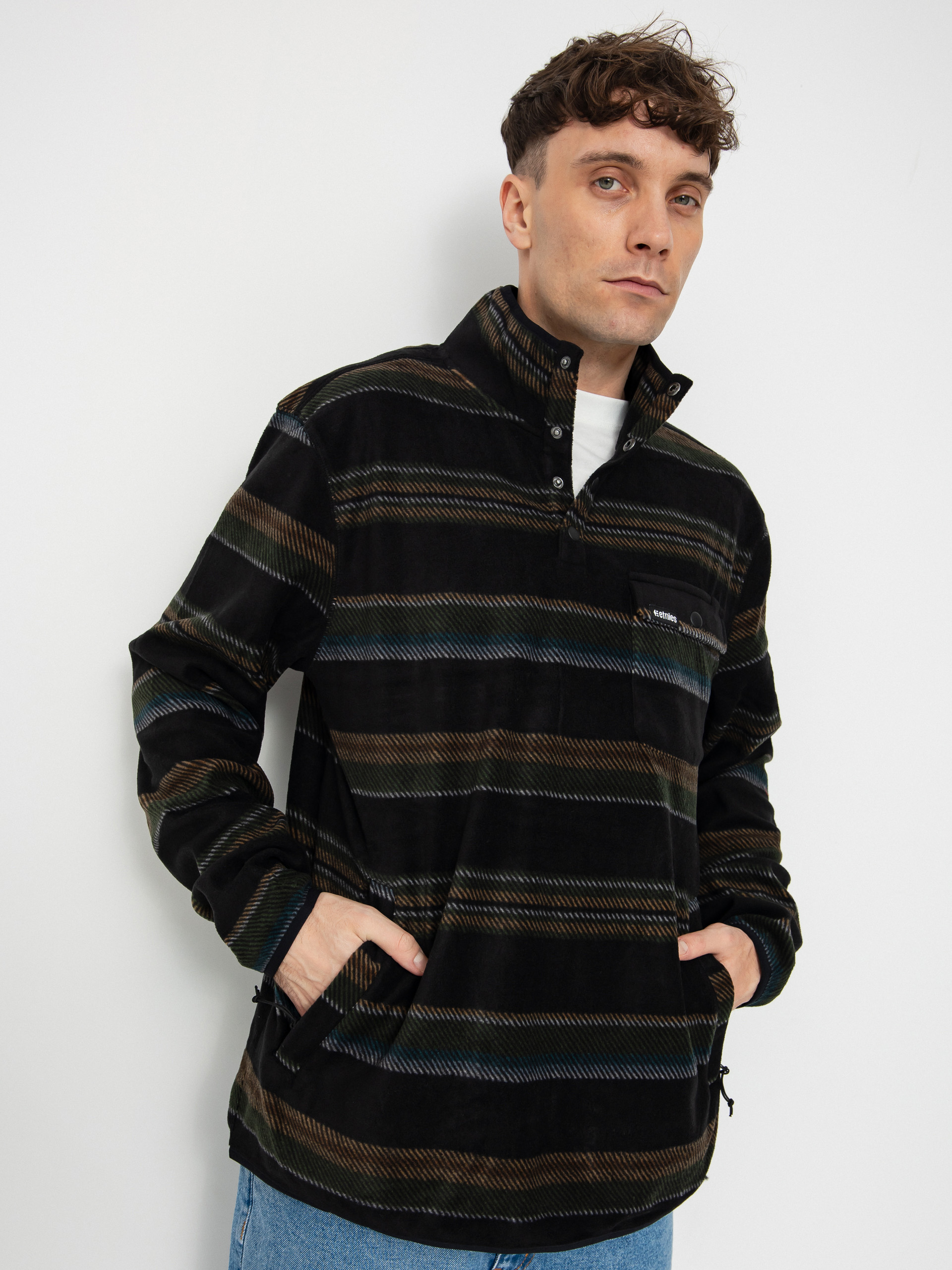Etnies Woodsman Anorak Thermo pulóver (black/olive)