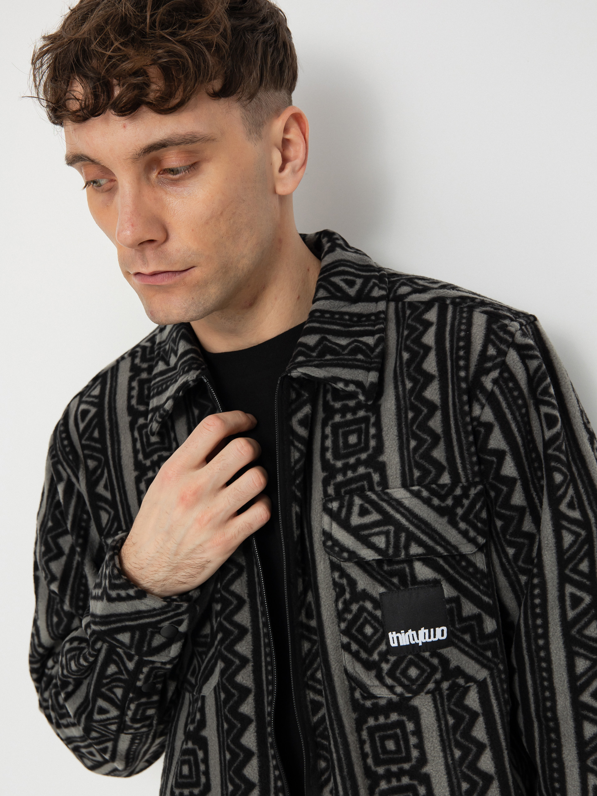 ThirtyTwo Rest Stop Zip Up Ing (black/charcoal)