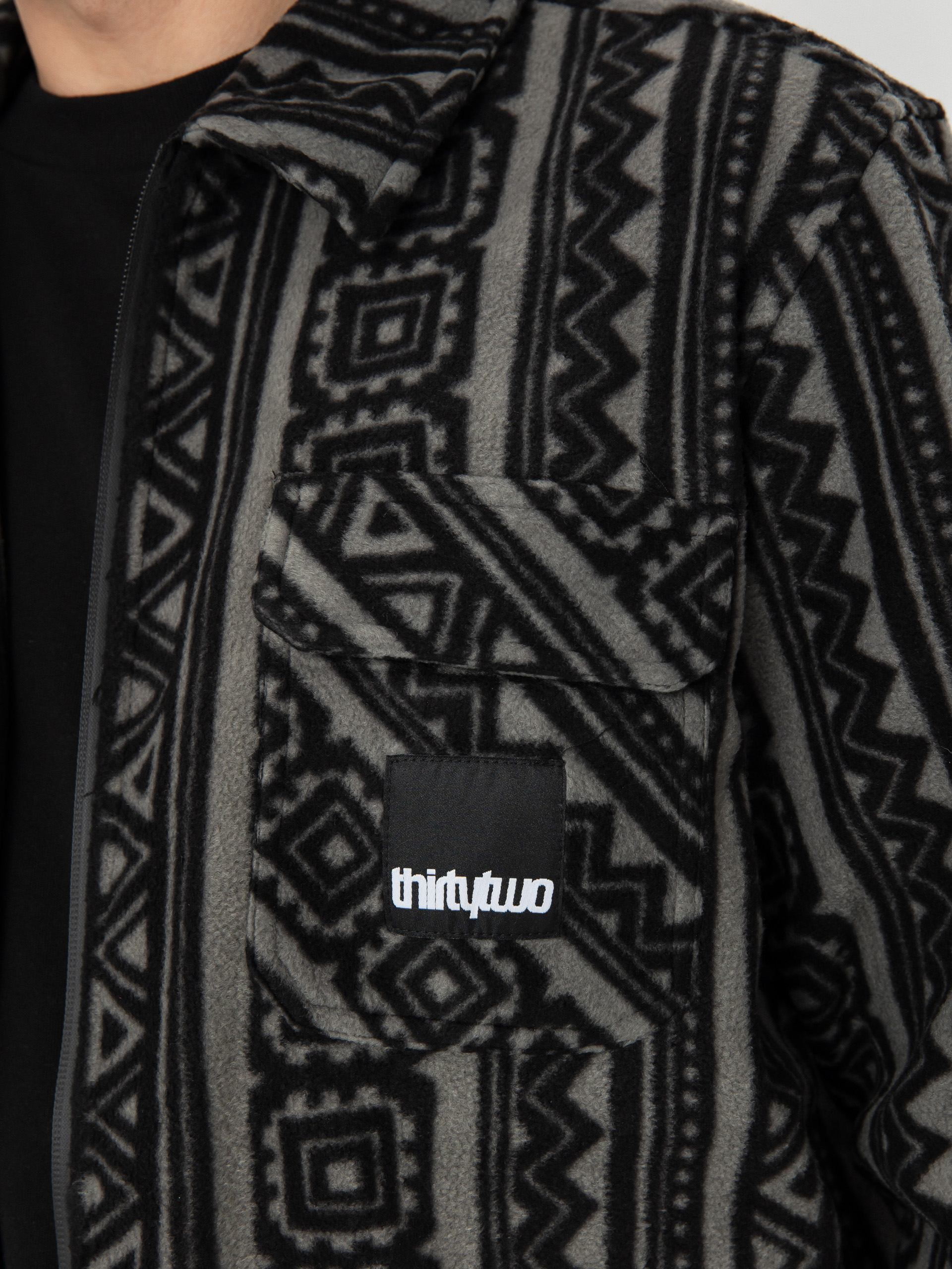 ThirtyTwo Rest Stop Zip Up Ing (black/charcoal)