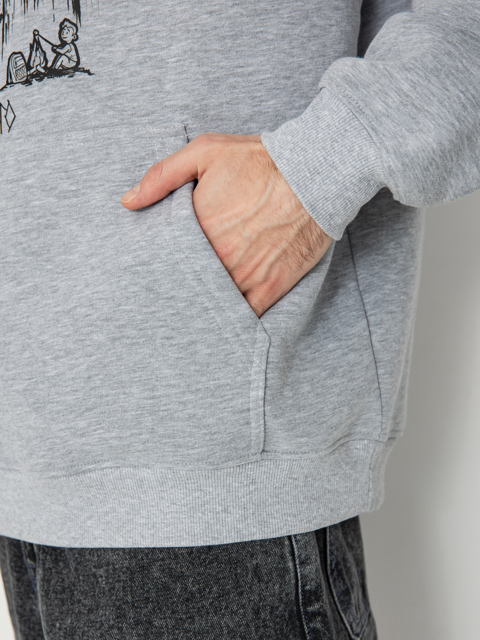 Palto Crypid HD Kapucnis pulóver (grey)