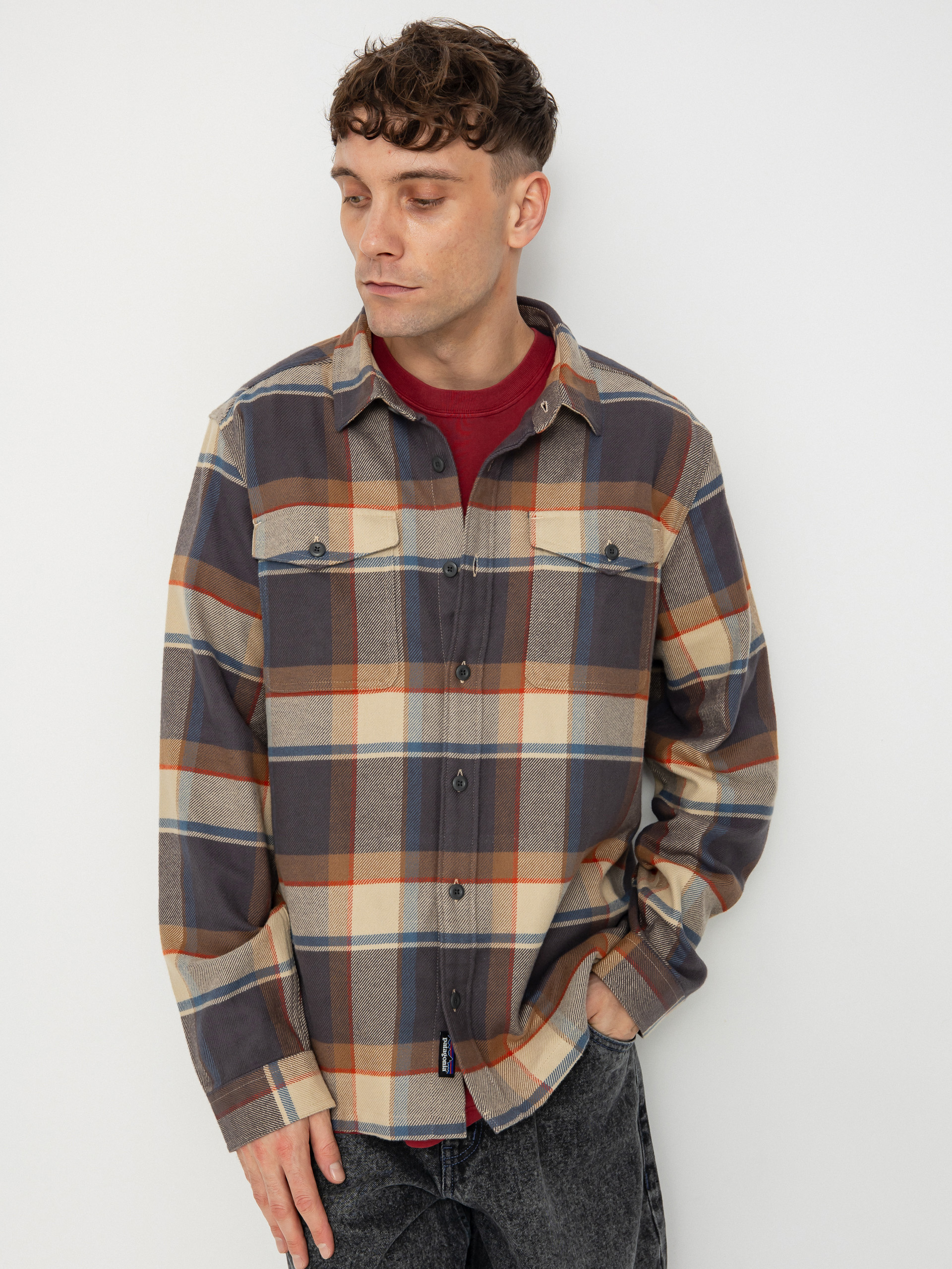 Patagonia Fjord Flannel Ing (sunrise ridge forge grey)