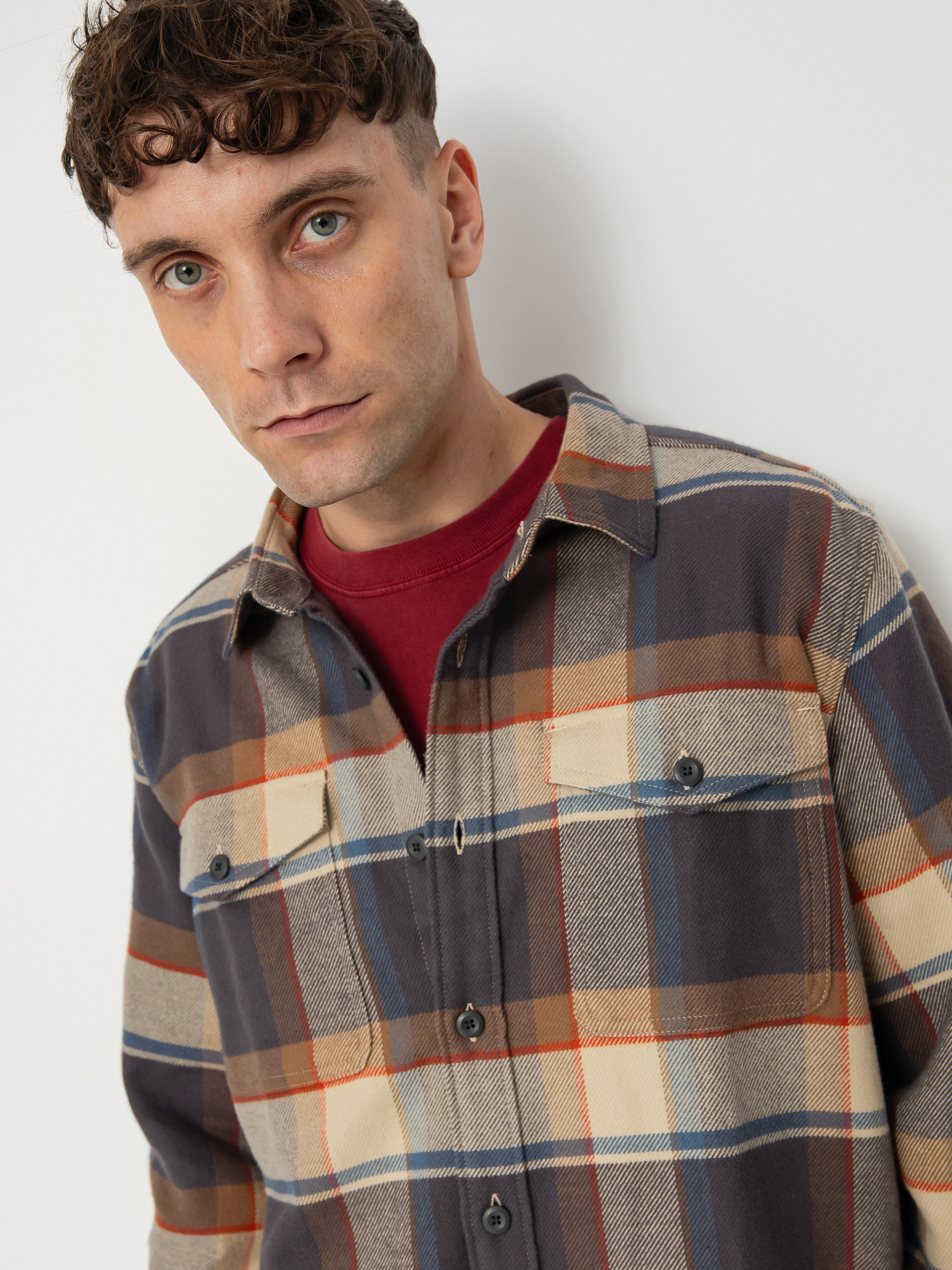 Patagonia Fjord Flannel Ing (sunrise ridge forge grey)