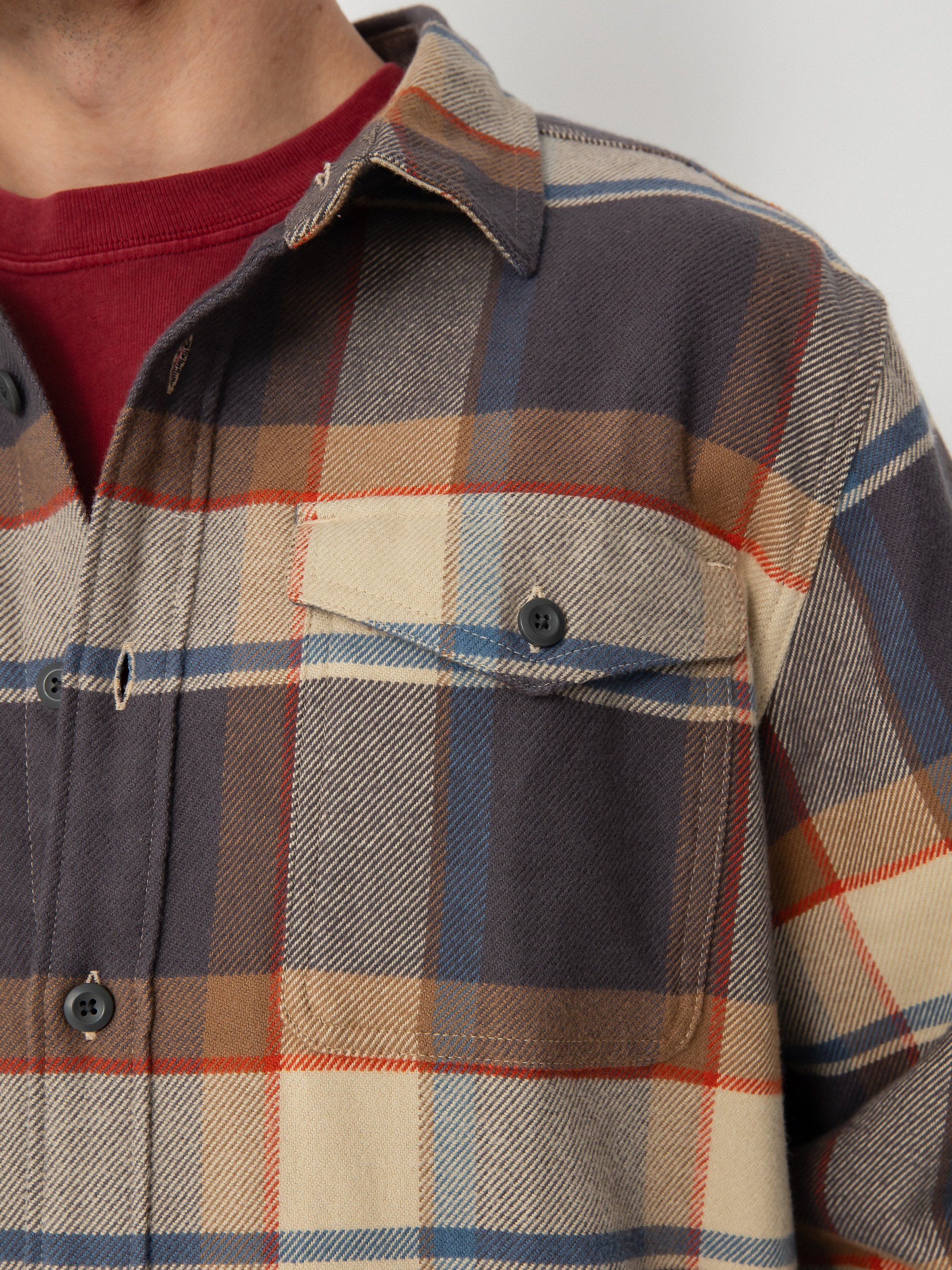 Patagonia Fjord Flannel Ing (sunrise ridge forge grey)