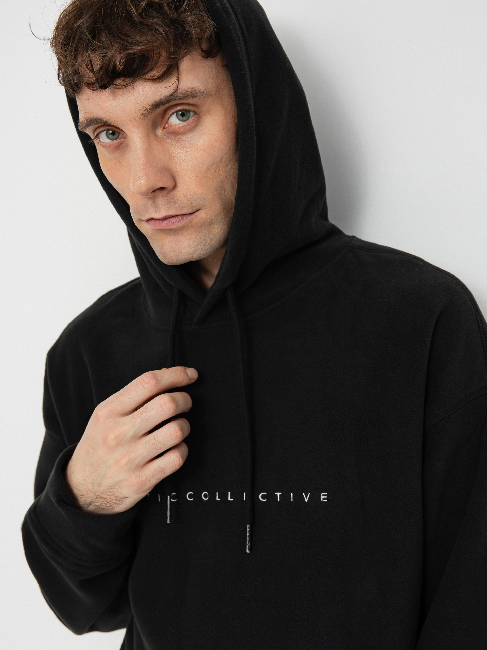 Poetic Collective Fleece HD Kapucnis pulóver (black)
