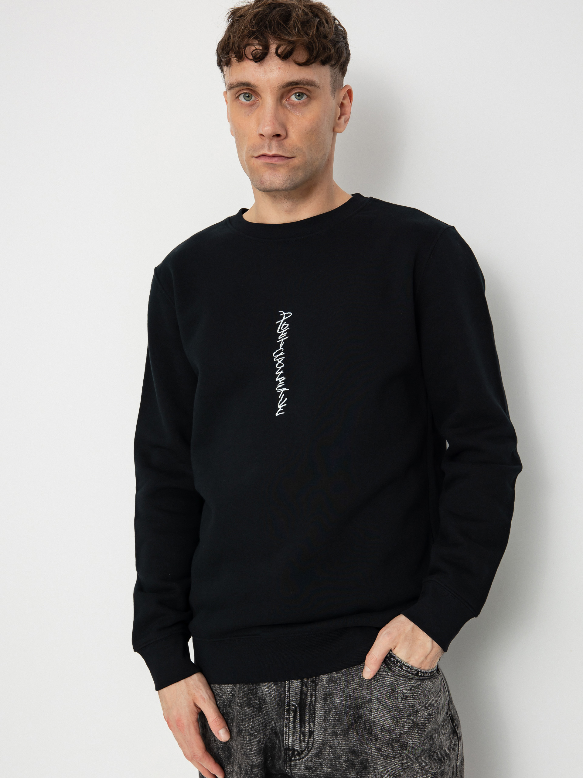 Pulóver Poetic Collective Demon Crewneck (black)