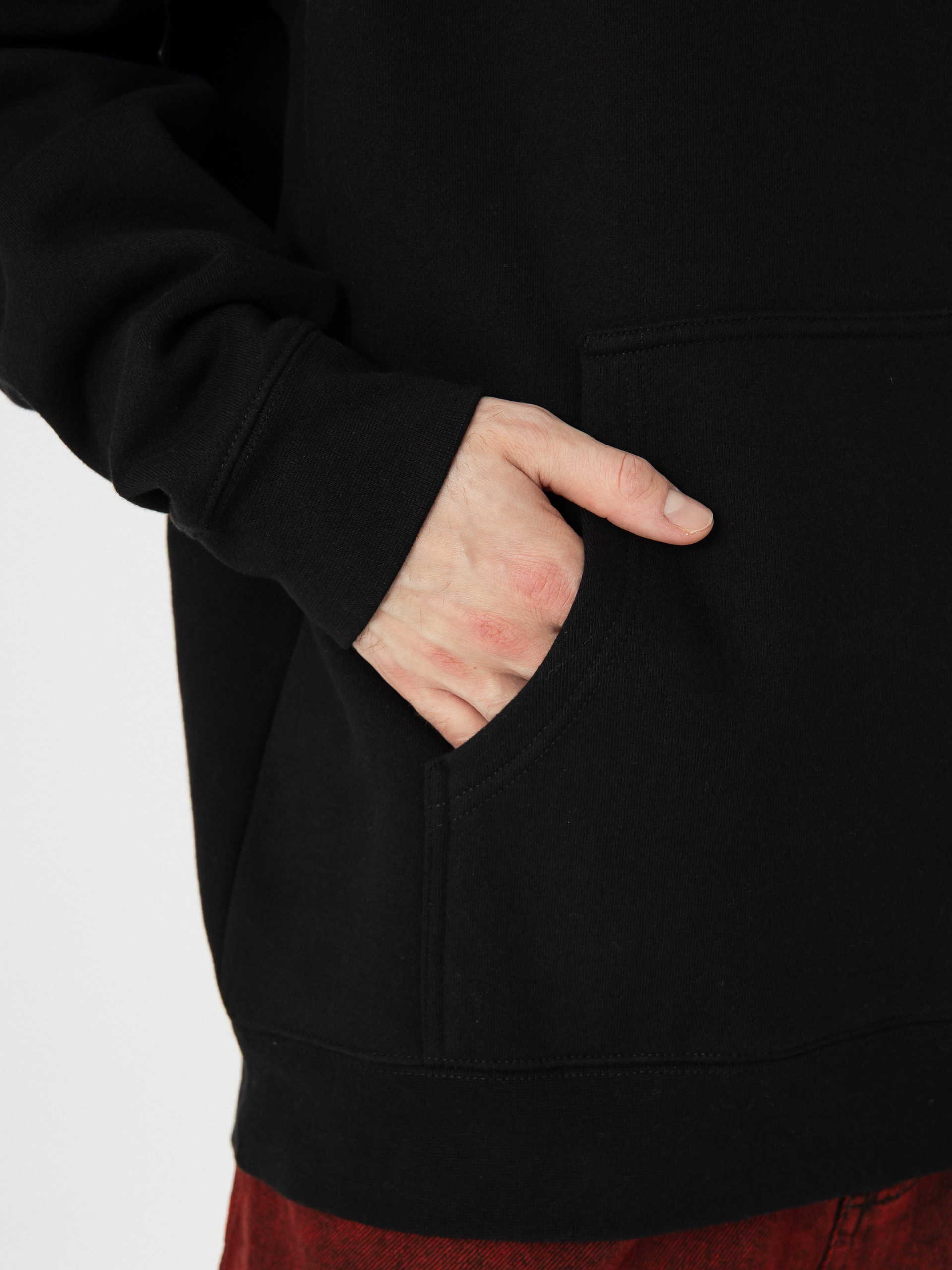 Kapucnis pulóver Spitfire Immortal Fire HD (black)