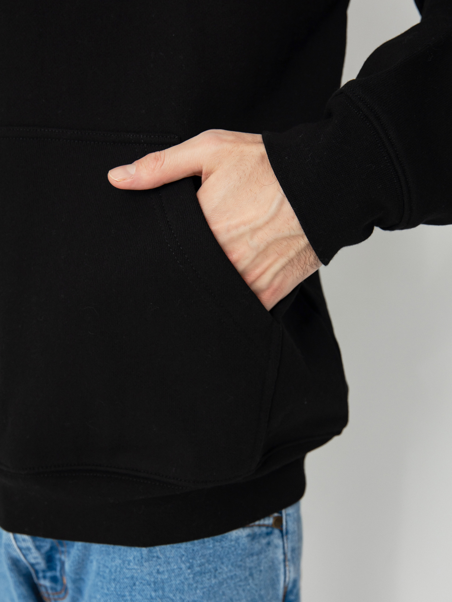 Dime Classic Small Logo HD Kapucnis pulóver (black)