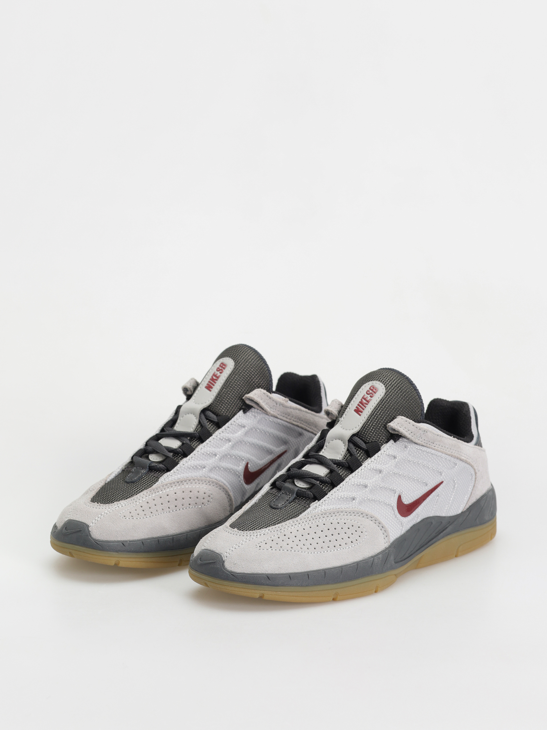 Nike SB Vertebrae Cipők (lt smoke grey/dark team red)