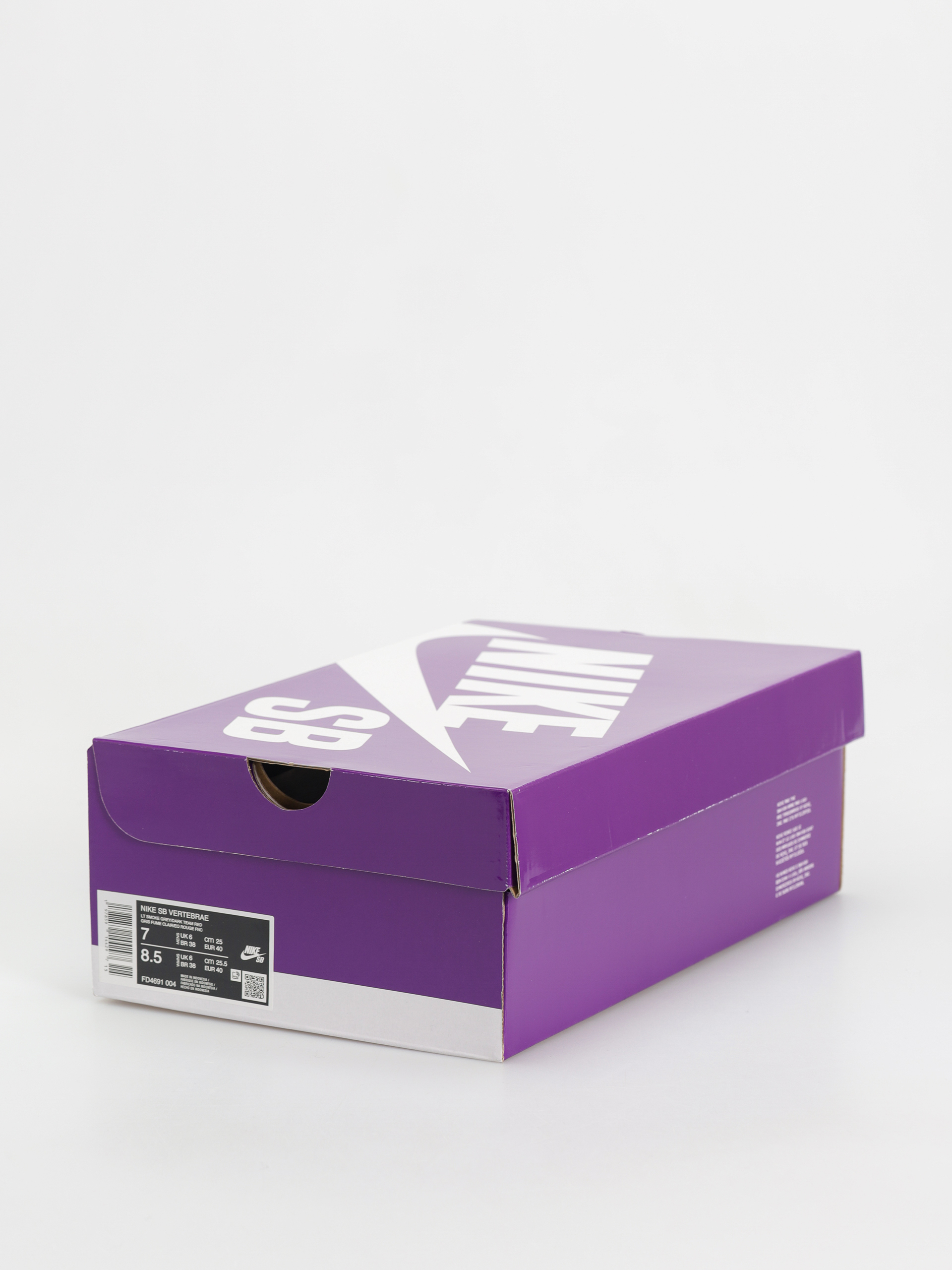 Nike SB Vertebrae Cipők (lt smoke grey/dark team red)