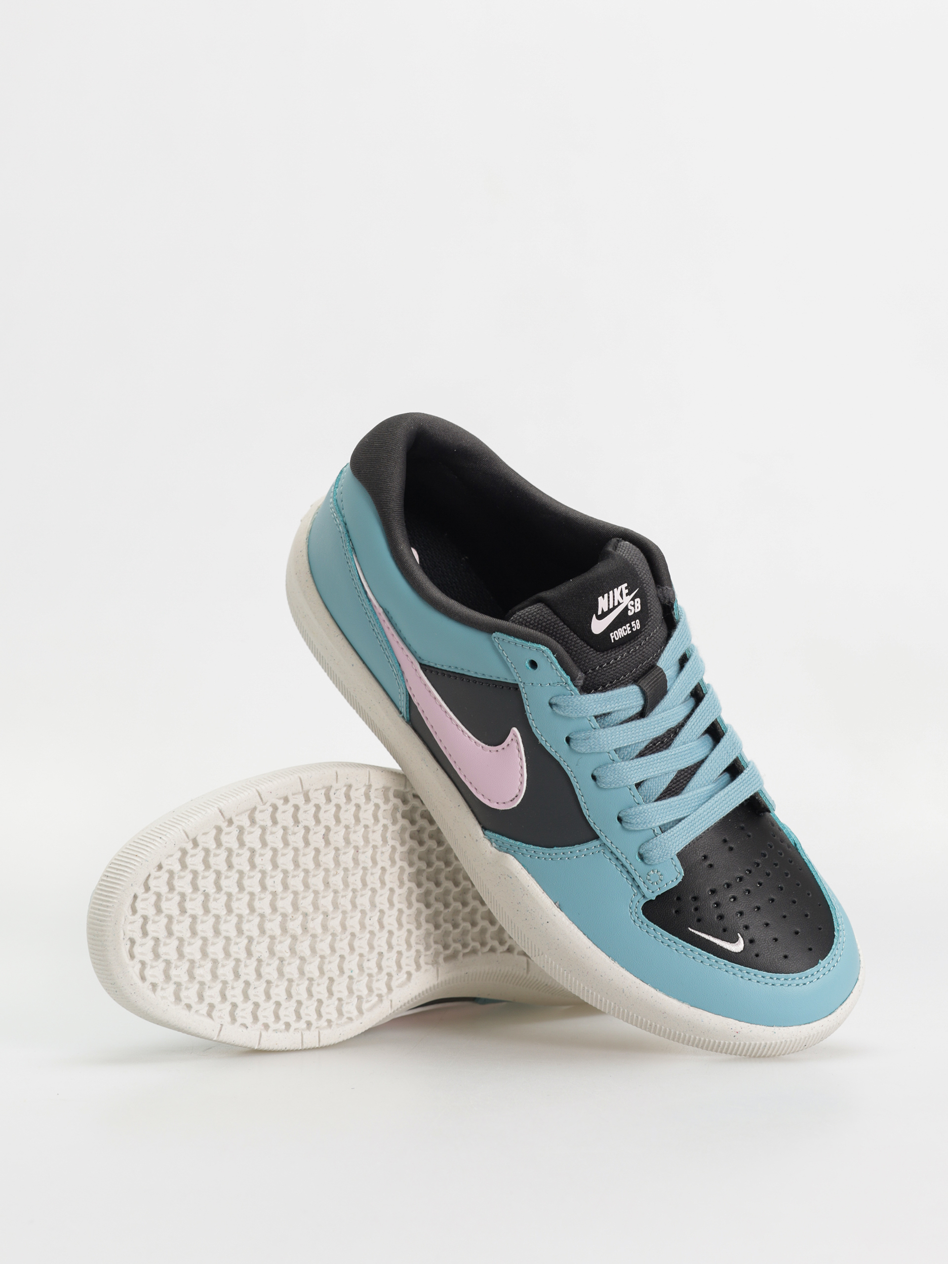 Nike SB Force 58 Premium Cipők (denim turq/pink foam  dk smoke grey)