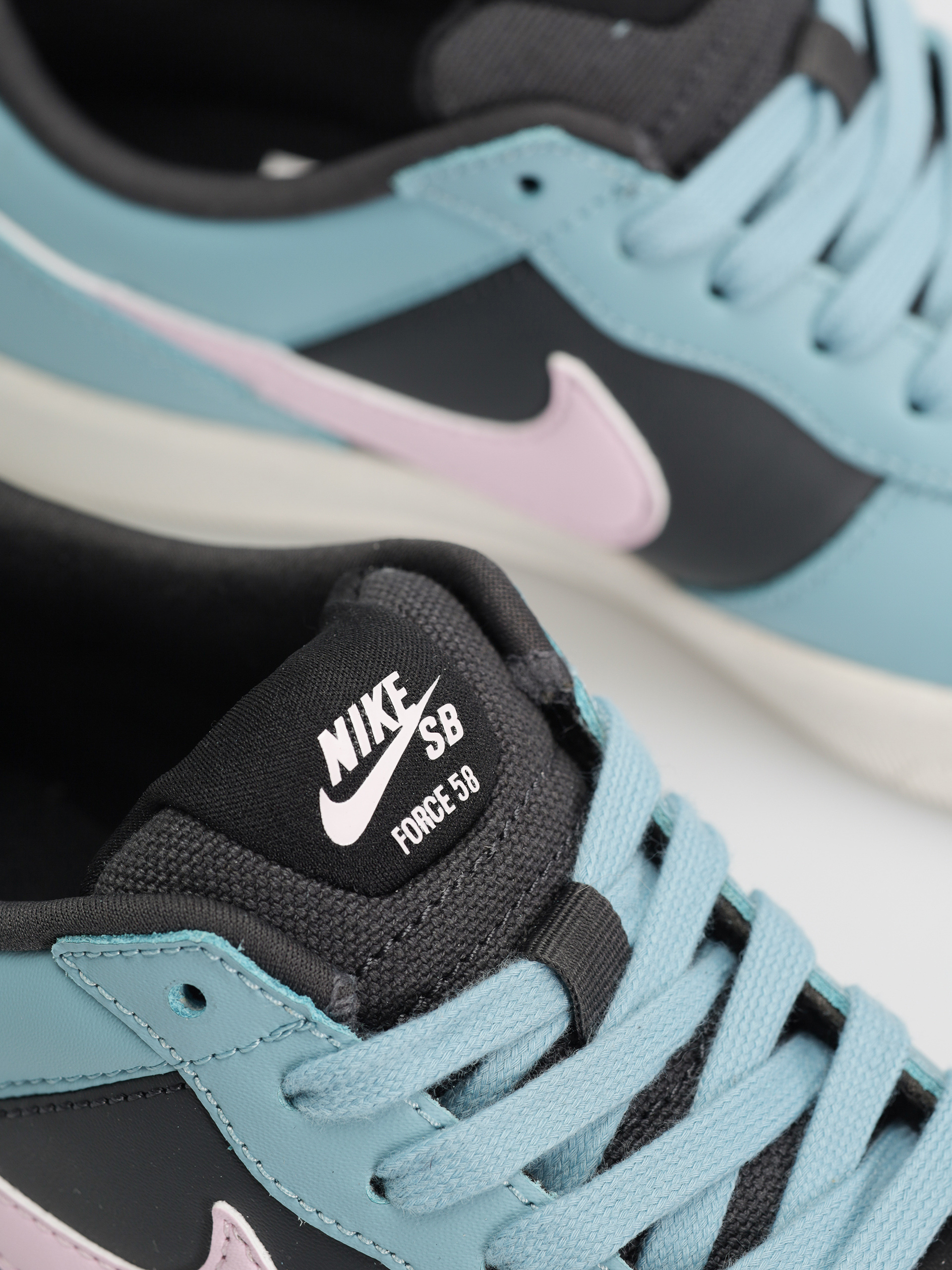 Nike SB Force 58 Premium Cipők (denim turq/pink foam  dk smoke grey)