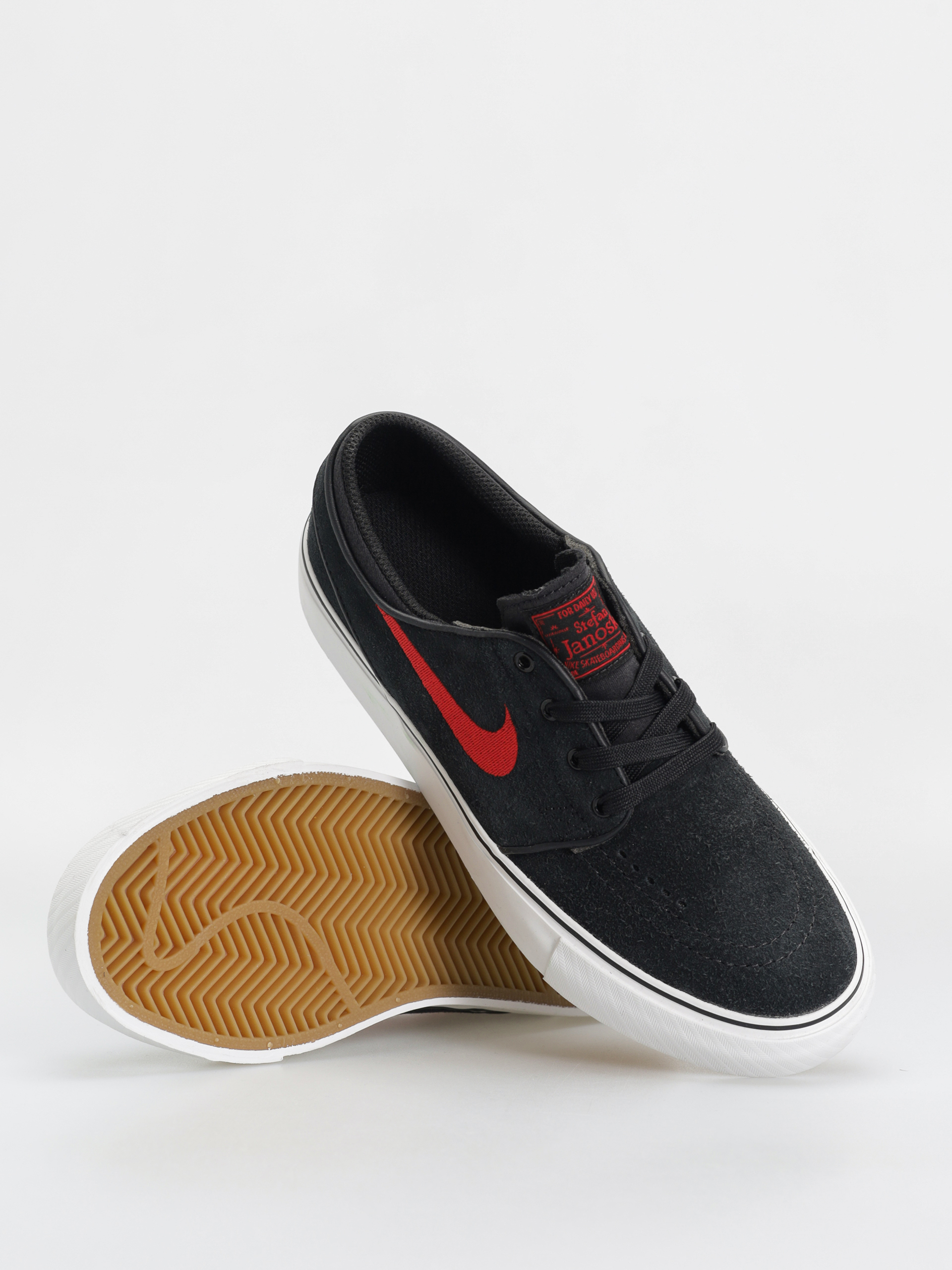 Nike SB Stefan Janoski JR Cipők (black/university red black summit white)