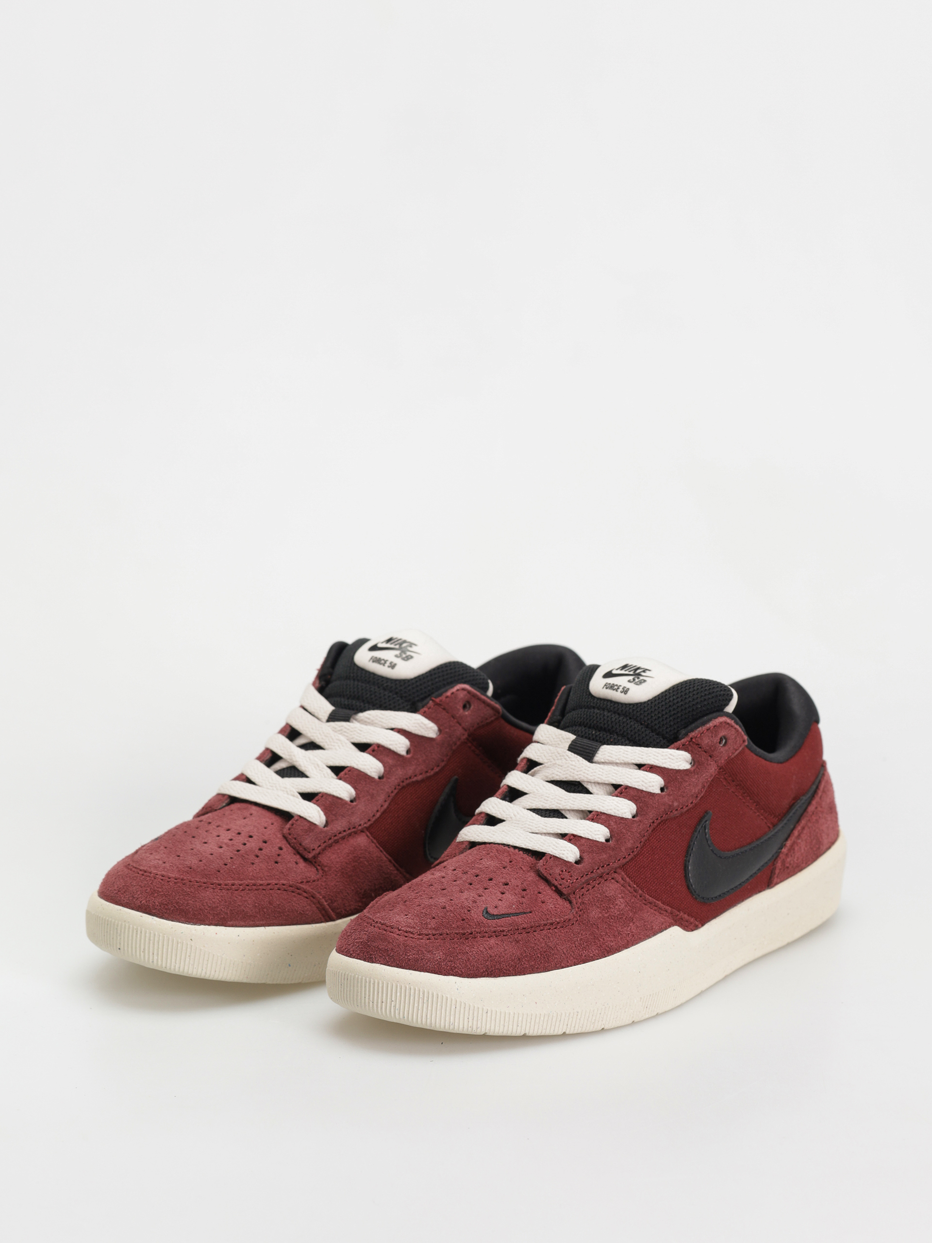 Nike SB Force 58 Cipők (dark team red/black black lt orewood brn)