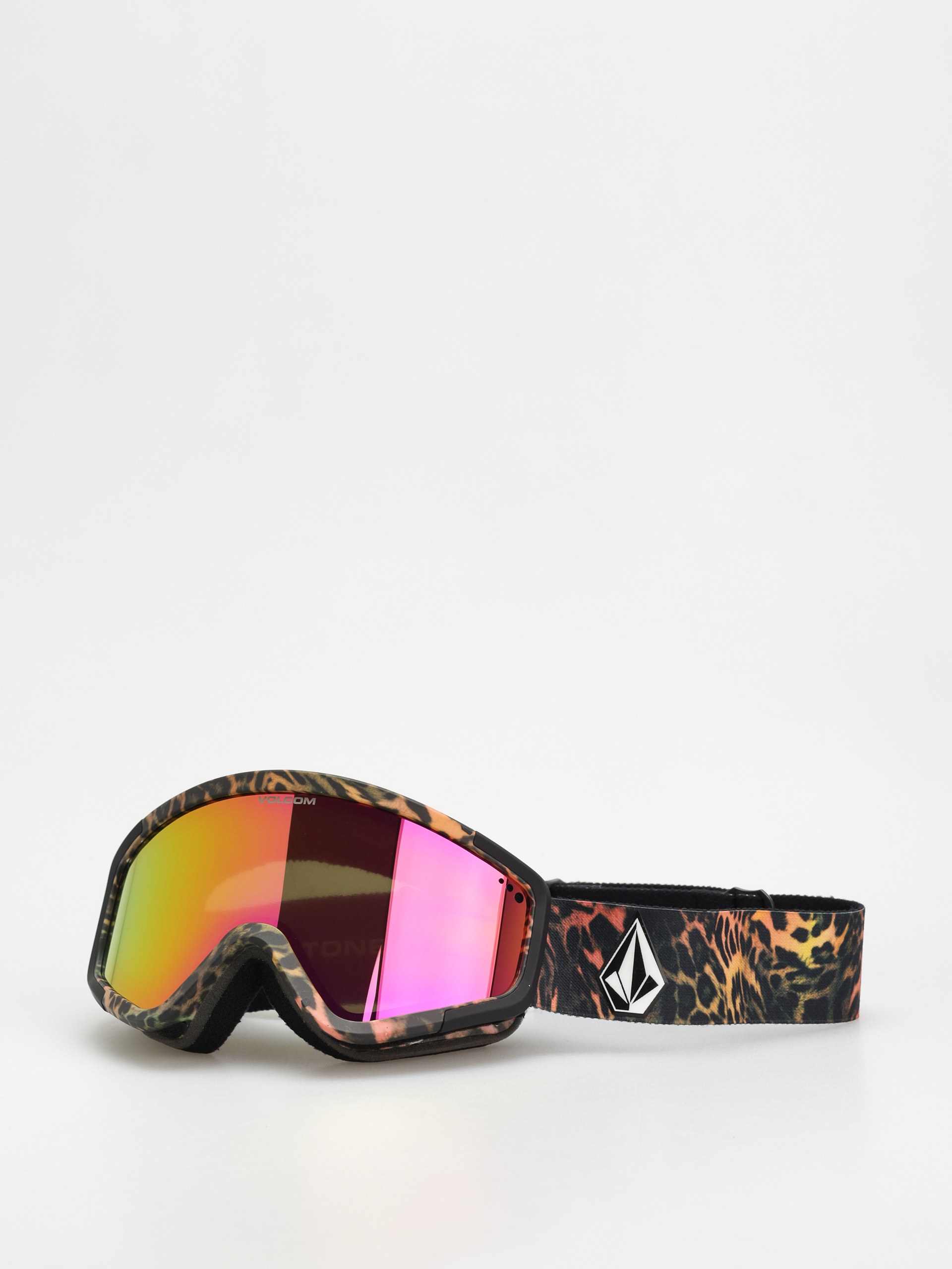 Volcom Attunga Snowboard szemüveg (acid leopard/pink chrome+bl rose)