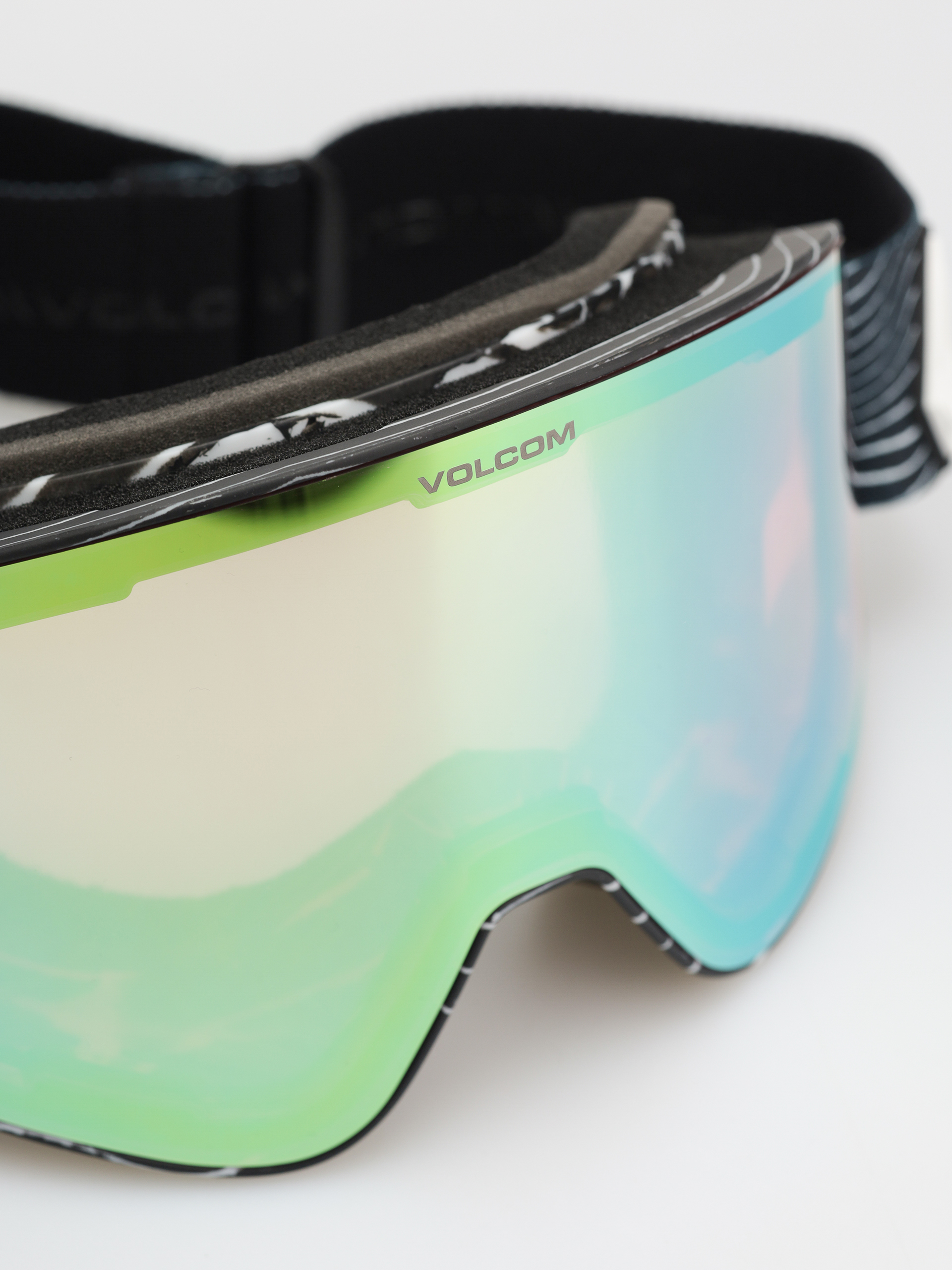 Volcom Odyssey Snowboard szemüveg (op art/gold chrome+bl rose)