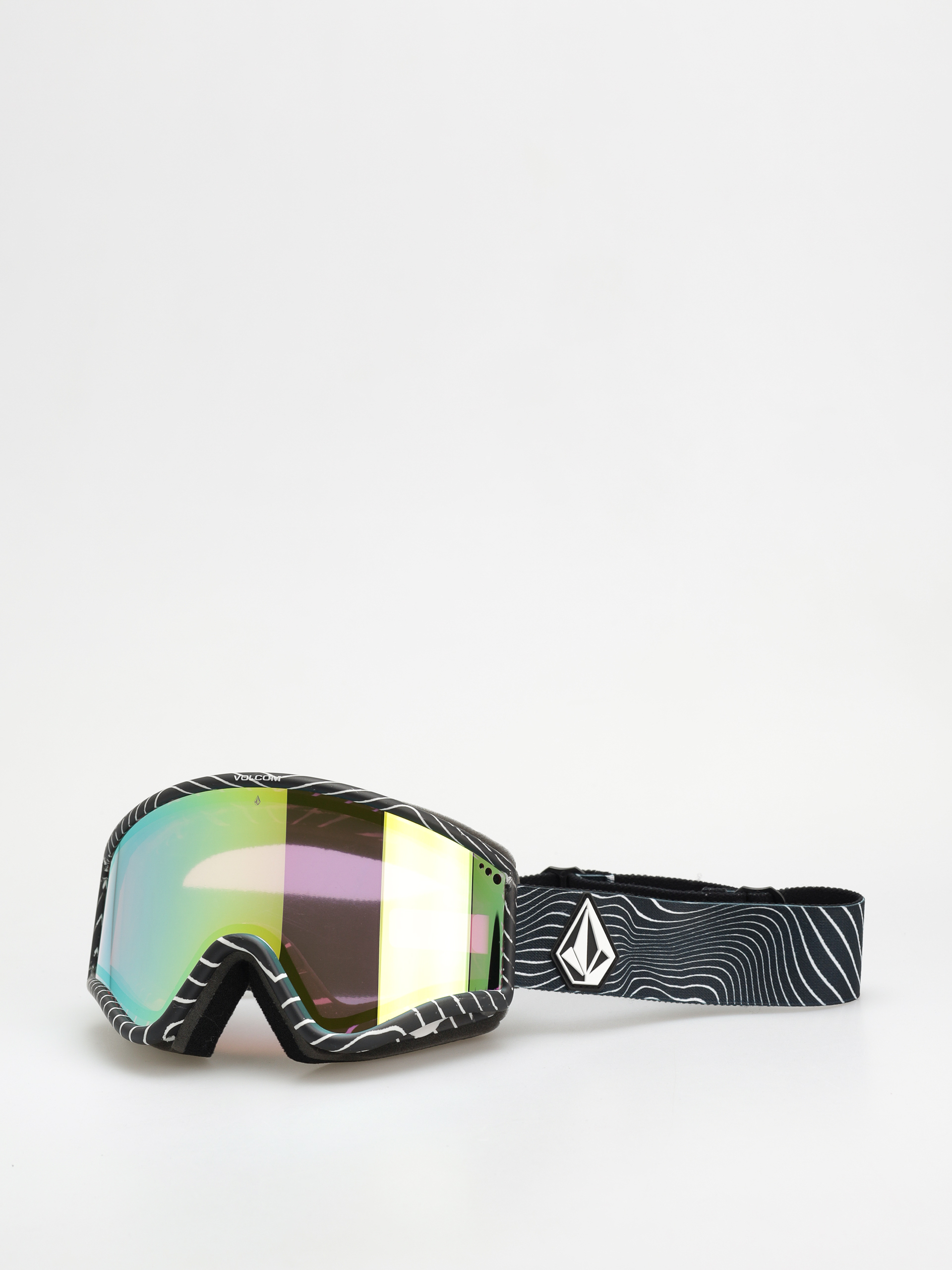 Volcom Yae Snowboard szemüveg (op art/gold chrome+bl rose)