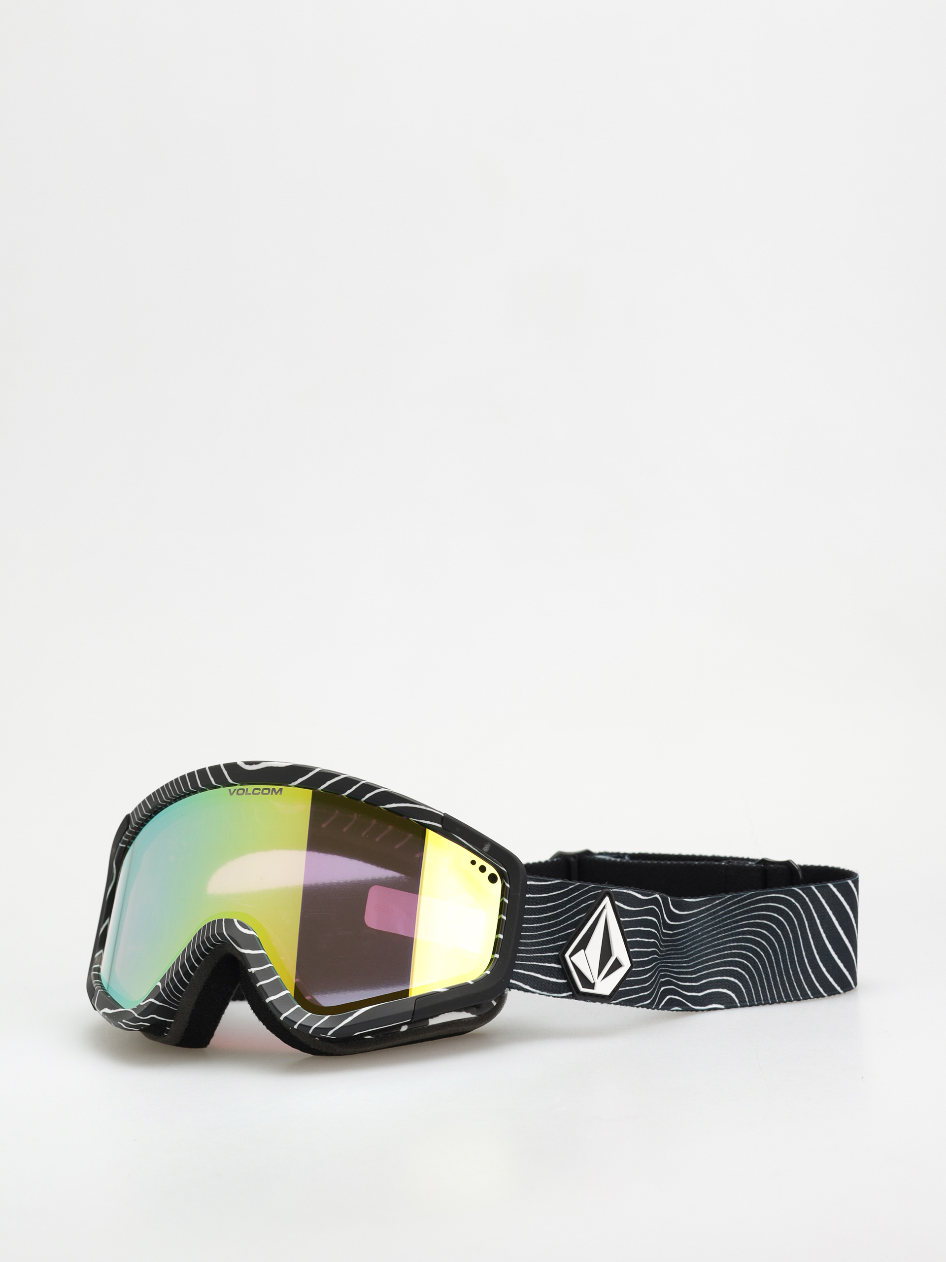 Volcom Attunga Snowboard szemüveg (op art/gold chrome+bl rose)