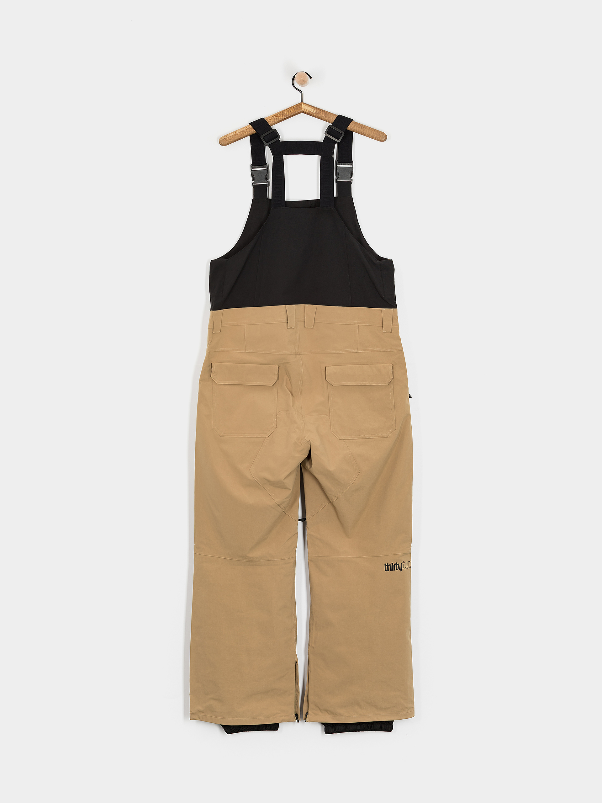 Férfi Snowboard nadrág ThirtyTwo Basement Bib (khaki)