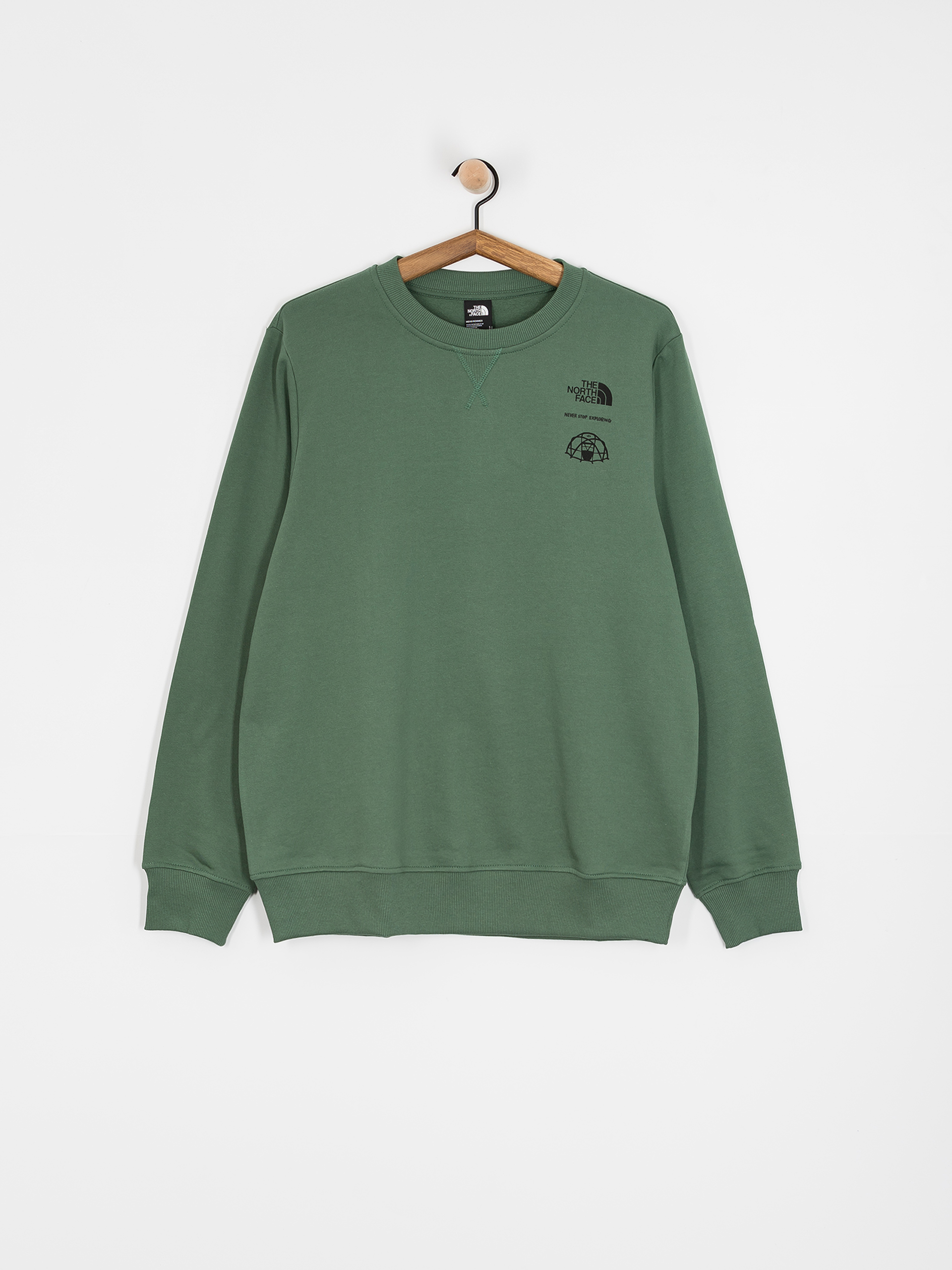 The North Face Outdoor Graphic Pulóver (duck green)