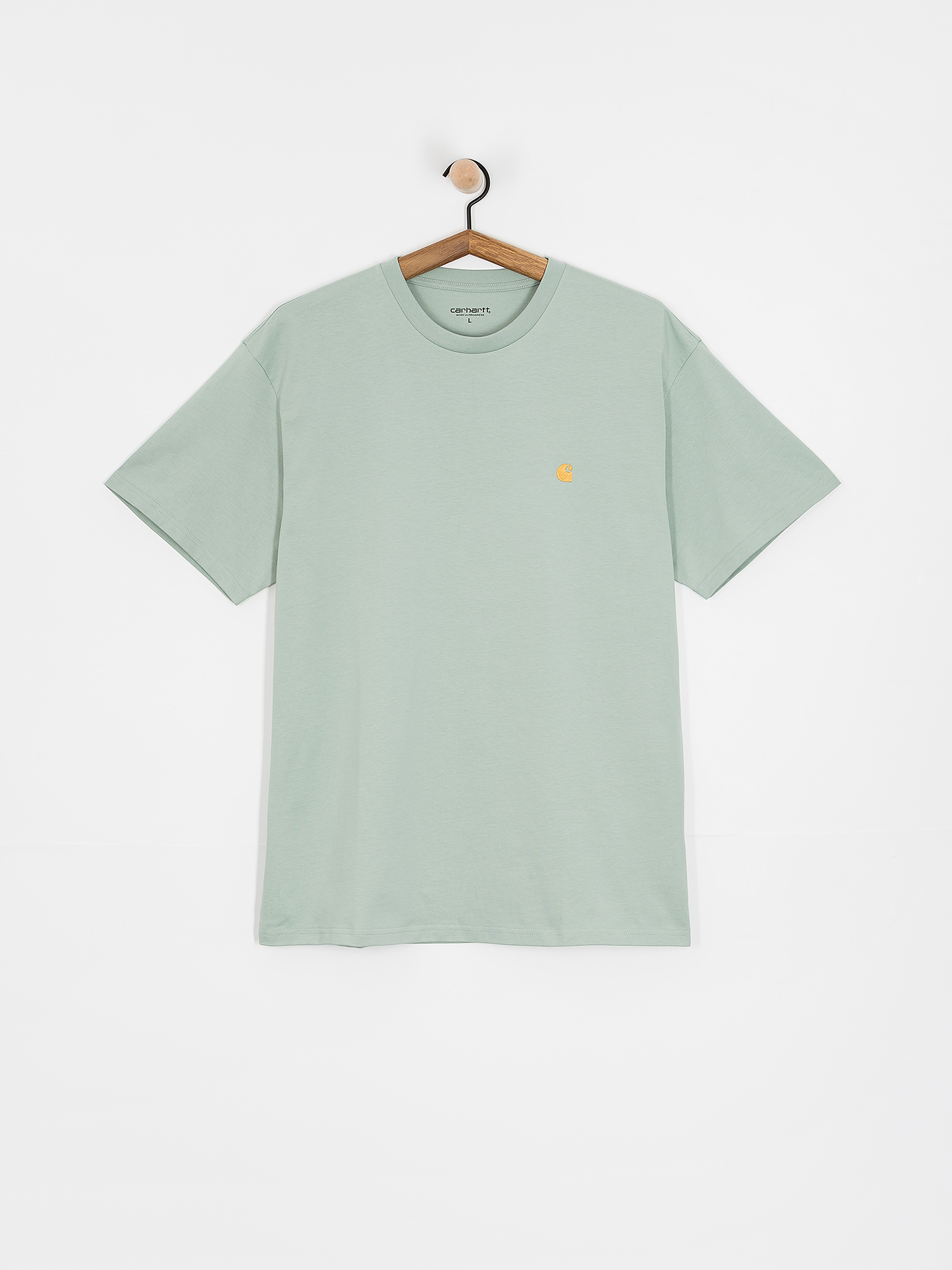 Carhartt WIP Chase Póló (frosted green/gold)