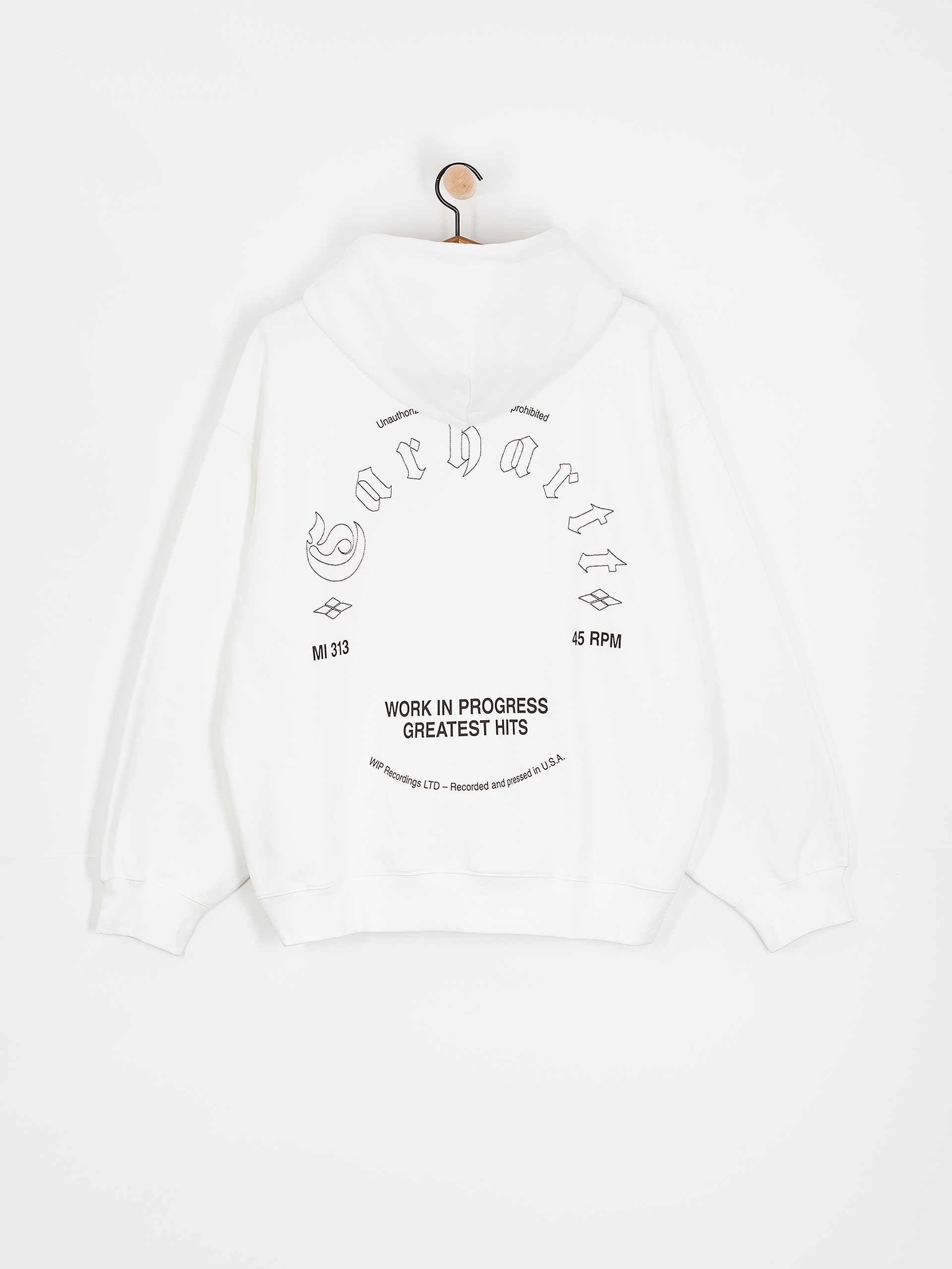 Carhartt WIP Greatest Hits HD Kapucnis pulóver (white/black)