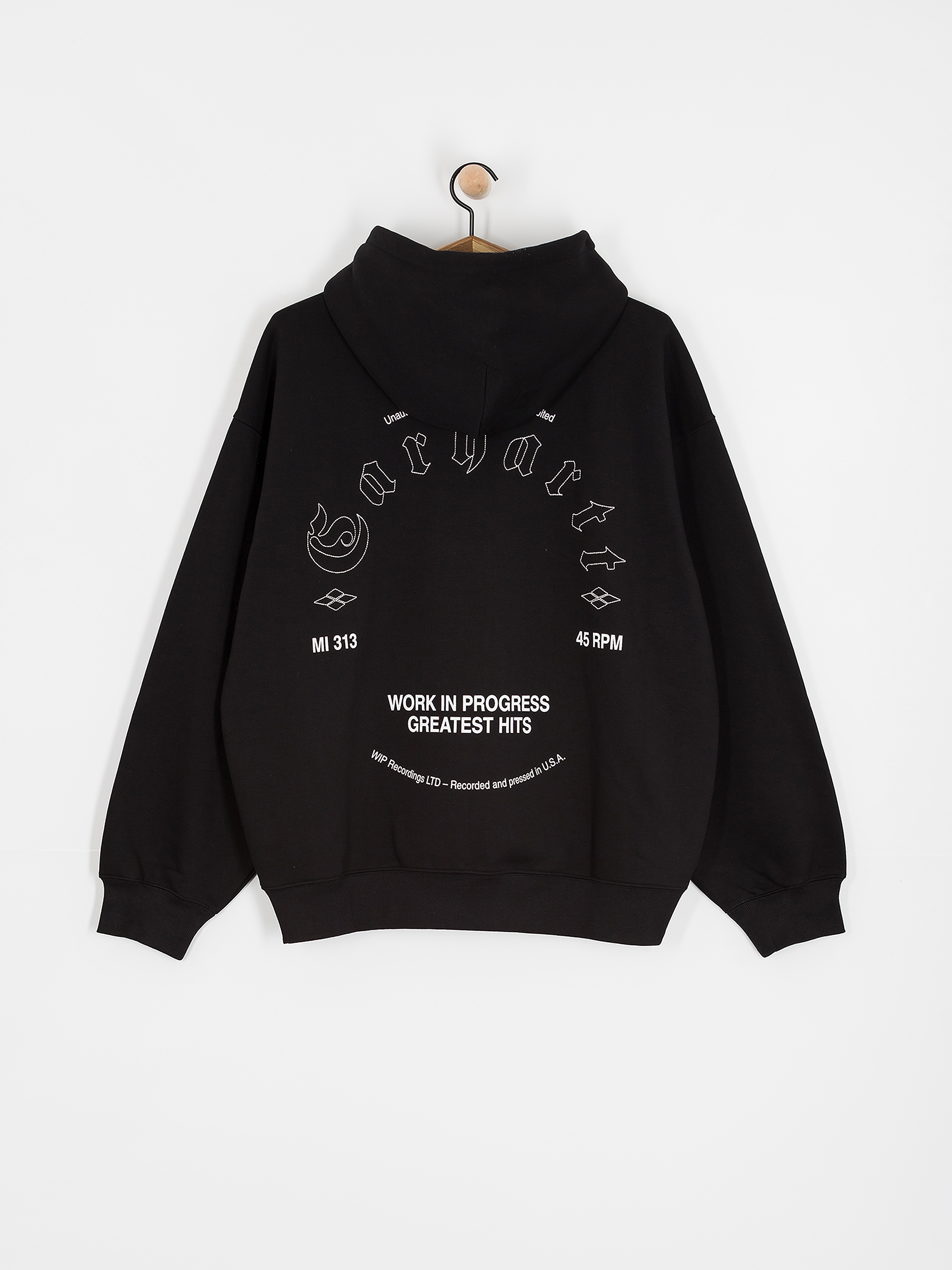 Carhartt WIP Greatest Hits HD Kapucnis pulóver (black/white)