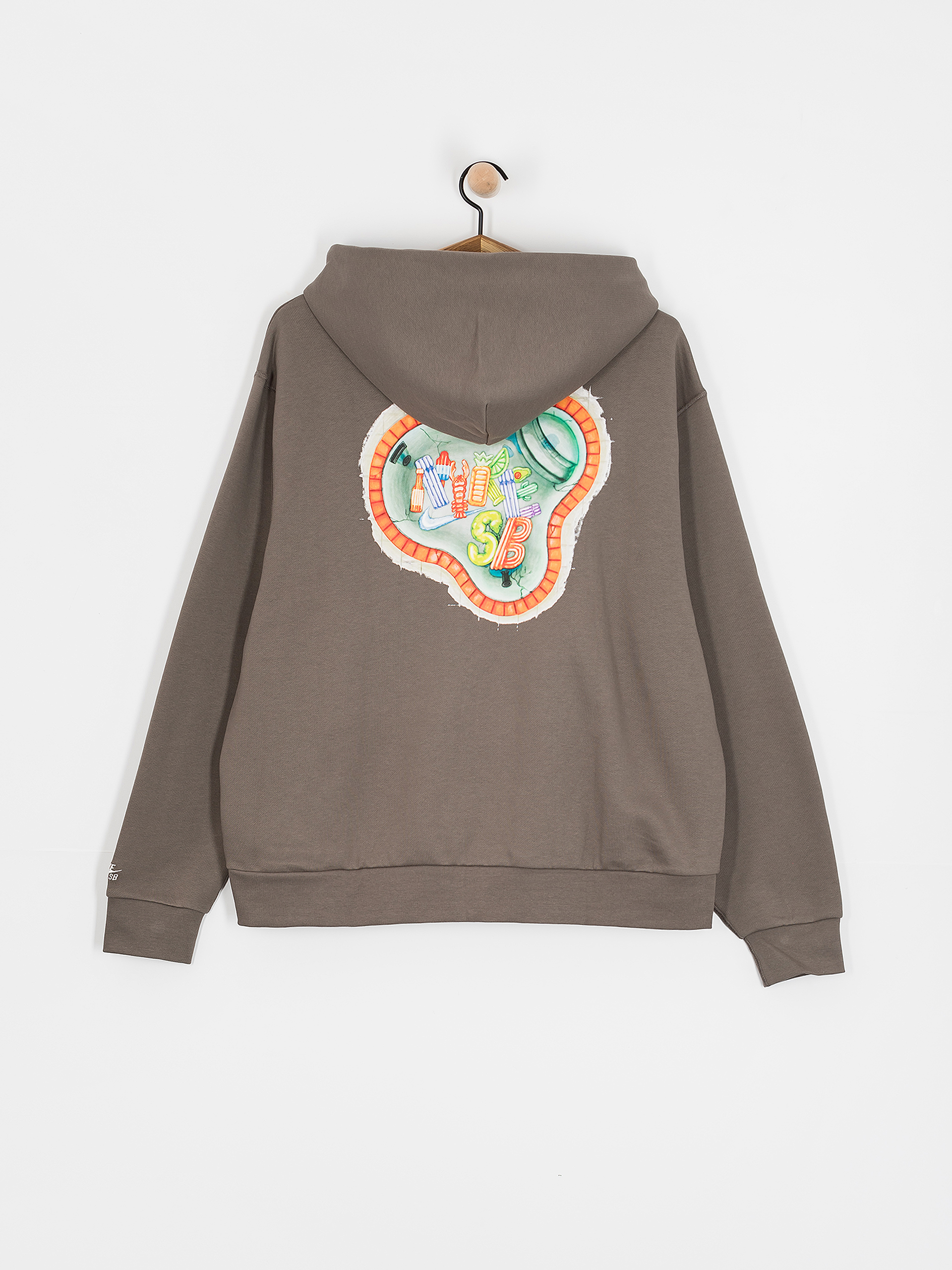 Nike SB Pool Airs ZHD Kapucnis pulóver (cave stone/white)