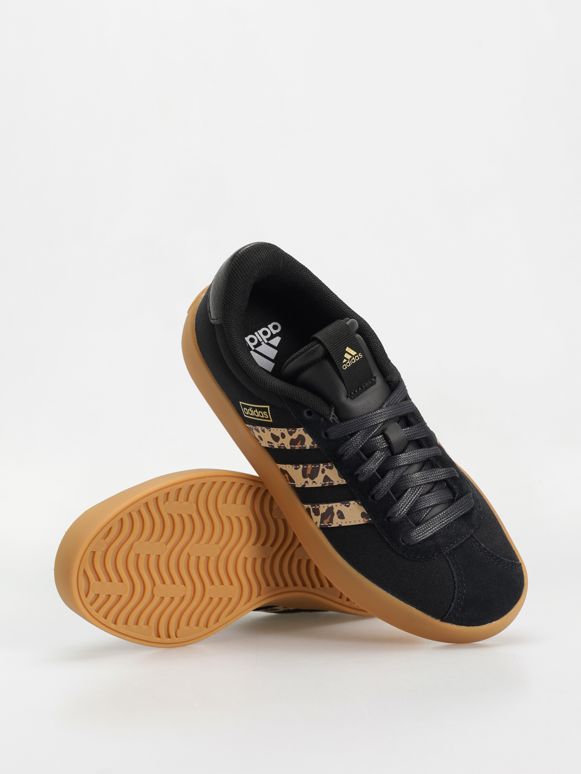 adidas Vl Court 3.0 Wmn Cipők (cblack/shabrn/magold)