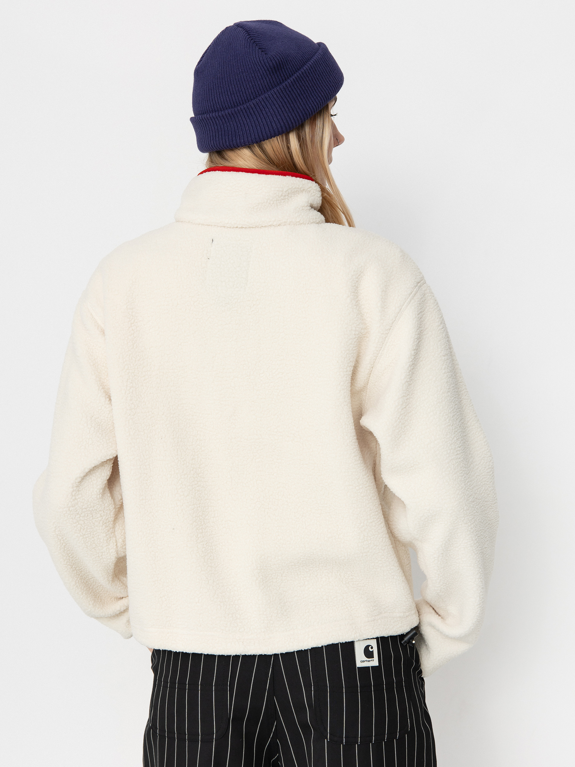 Női Columbia Helvetia II Cropped Half Snap Polár pulóver (chalk)