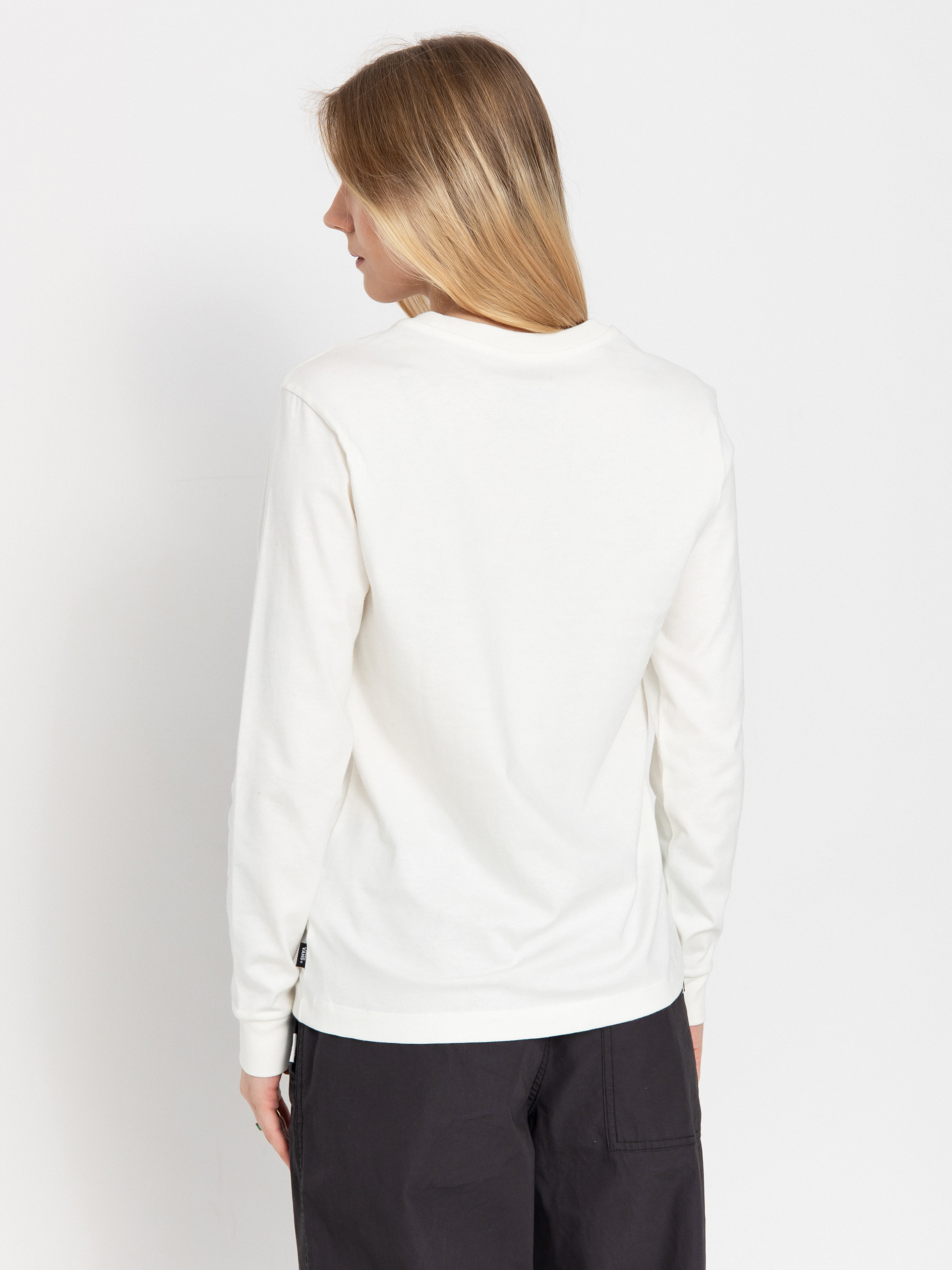 Hosszú ujjú felső Vans Damask Bff Wmn (marshmallow)