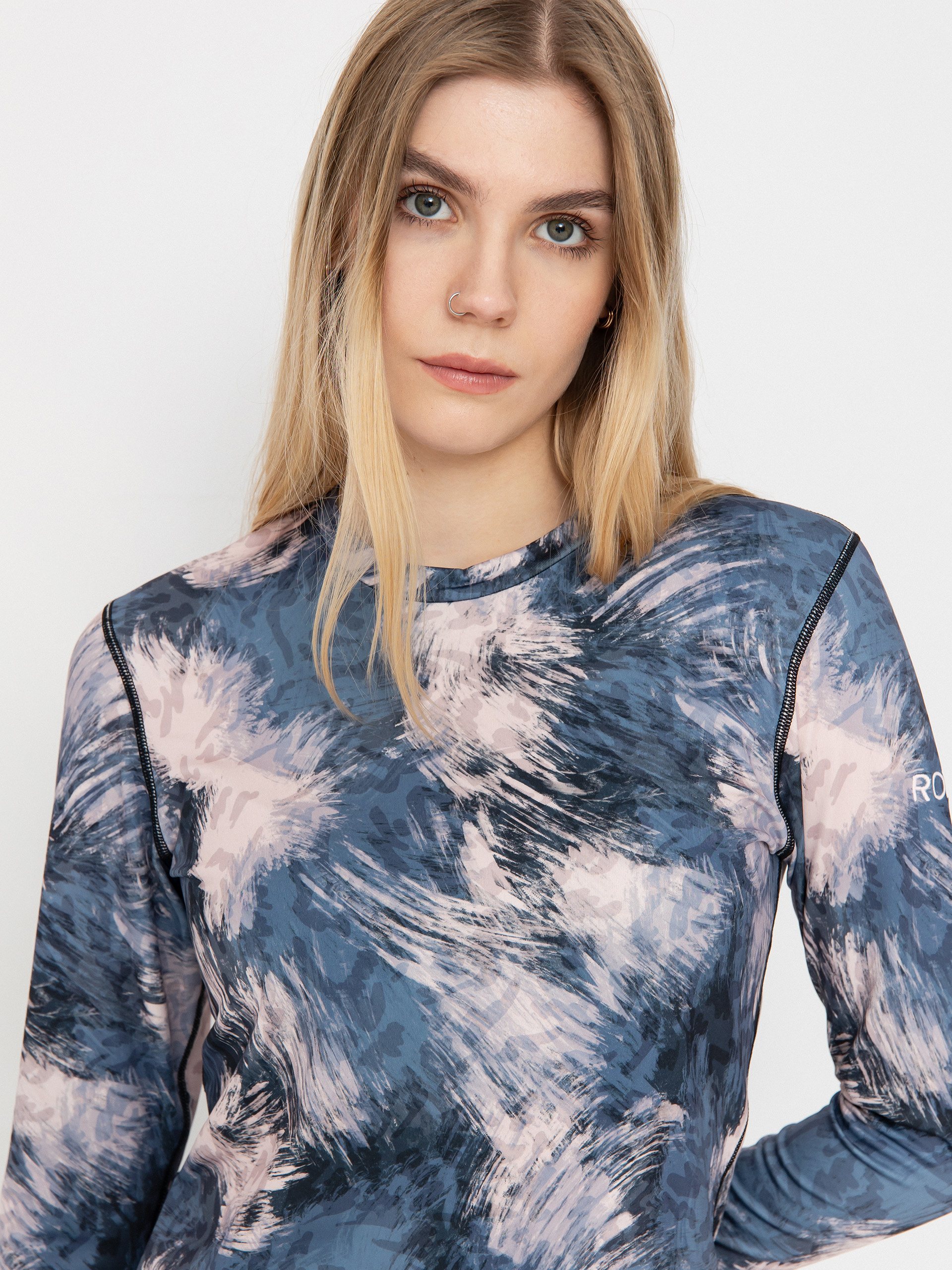 Női Roxy Daybreak Brushed Hosszú ujjú thermo felső (darknight)