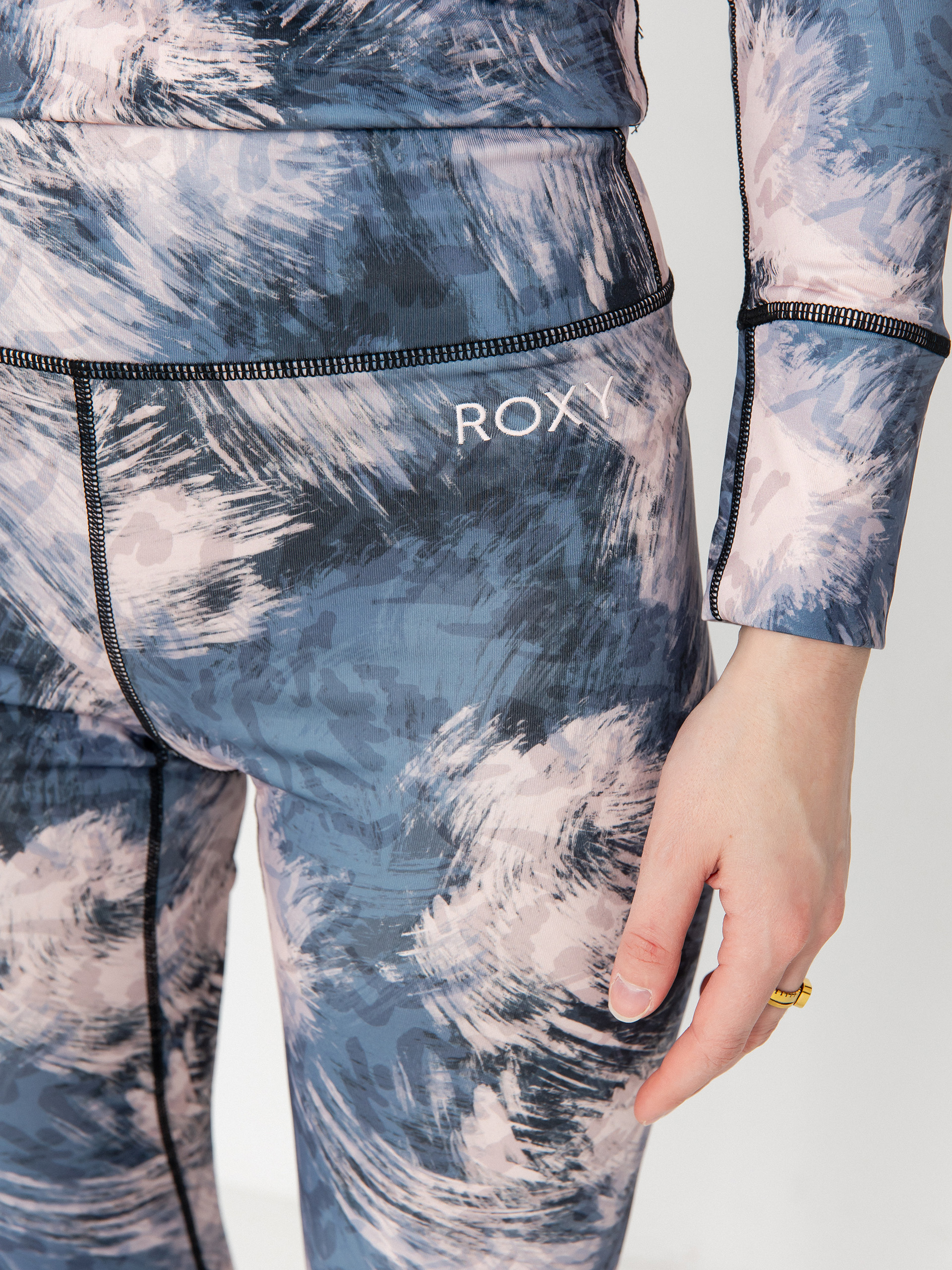Női Roxy Daybreak Brushed Thermo leggings (darknight)